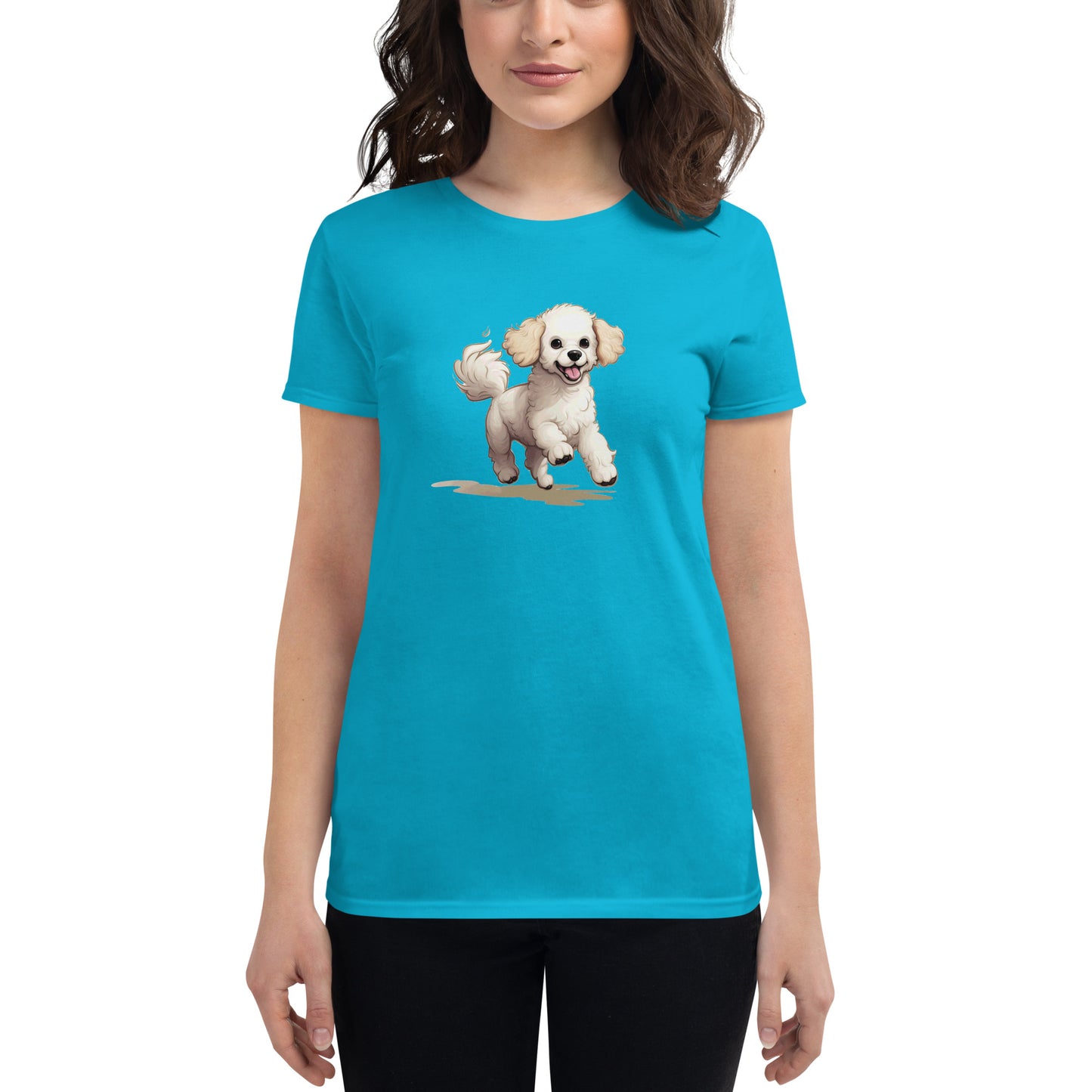 Playful Puppers Poodle - Women's Tee