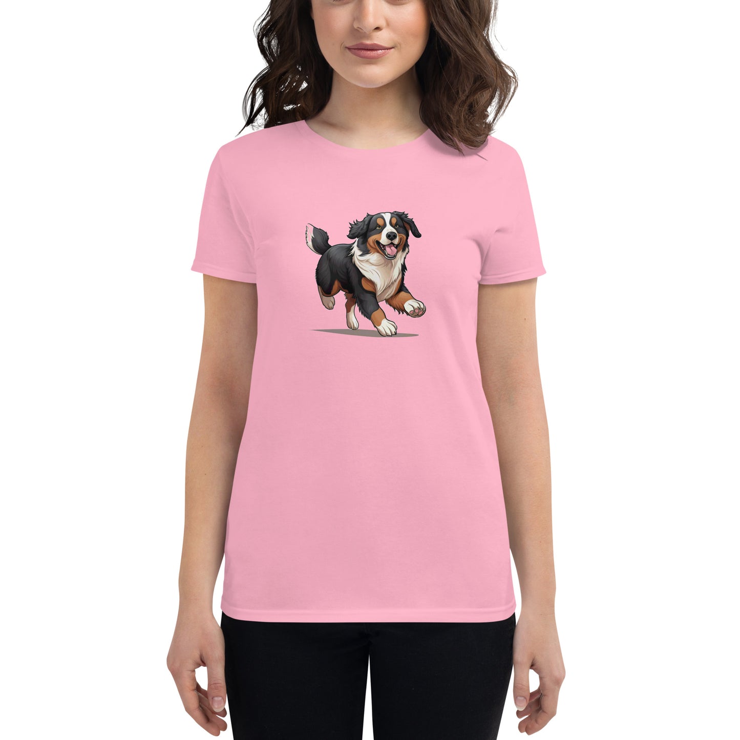 Playful Puppers Bernese Mountain Dog - Women's Tee