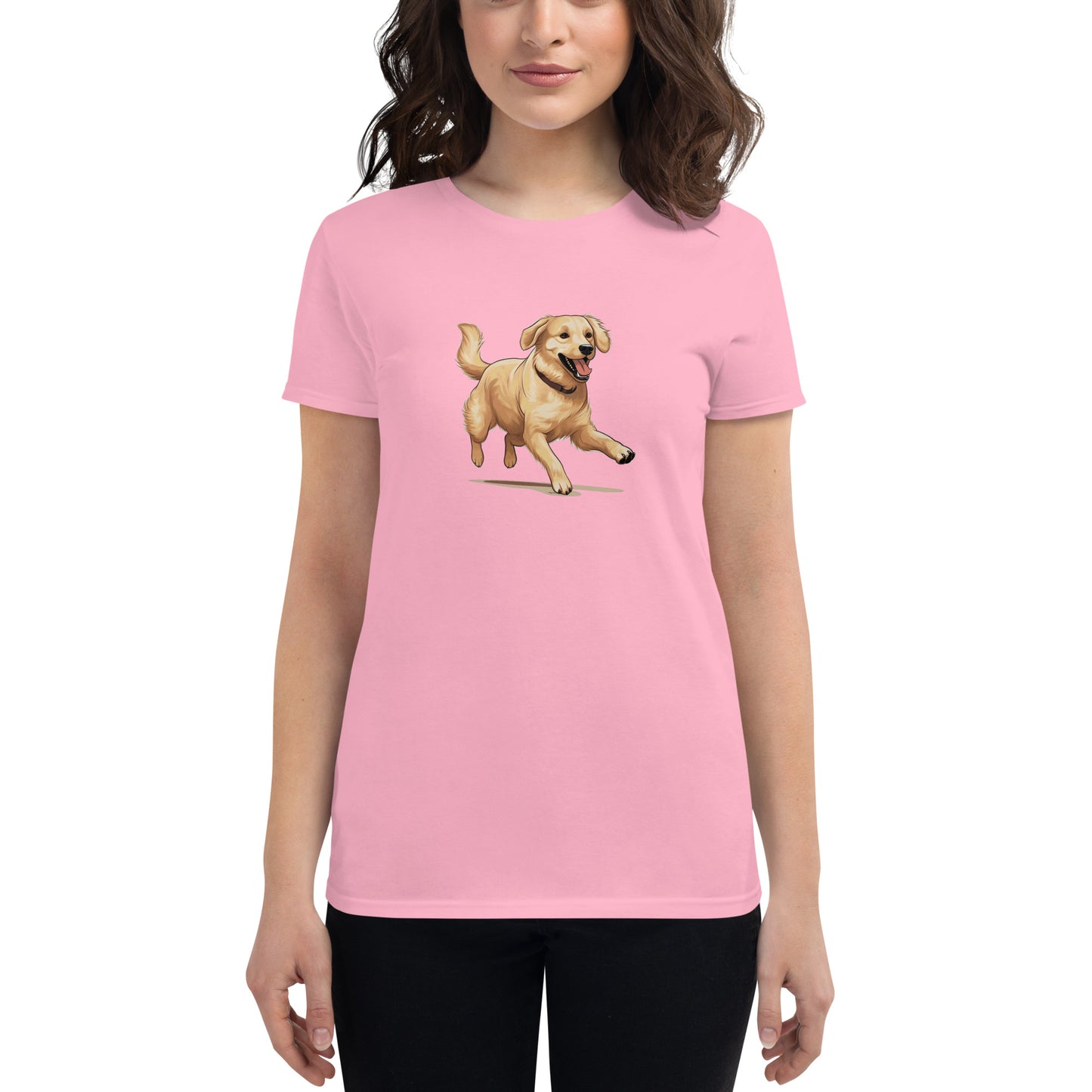 Playful Puppers Golden Retriever - Women's Tee