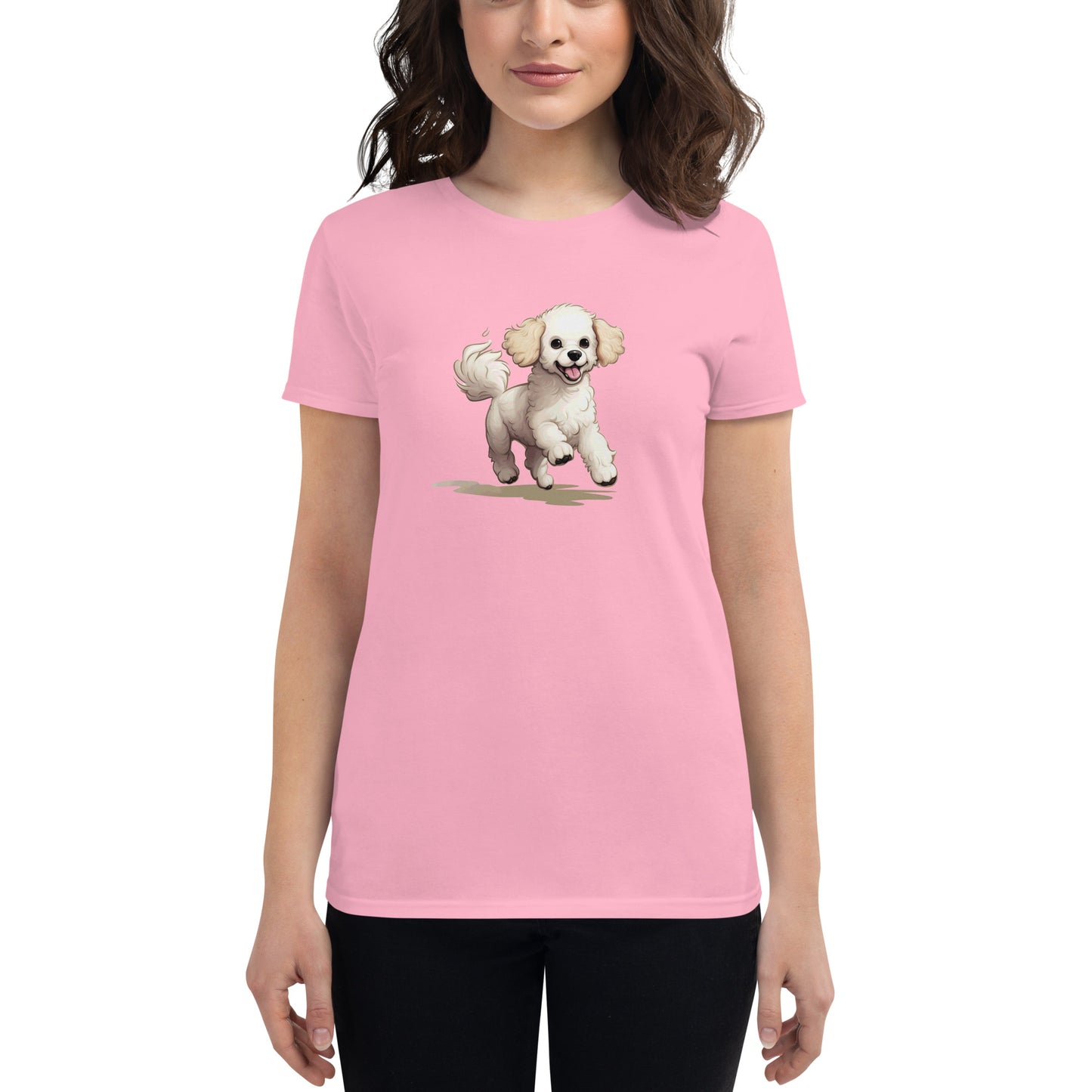 Playful Puppers Poodle - Women's Tee