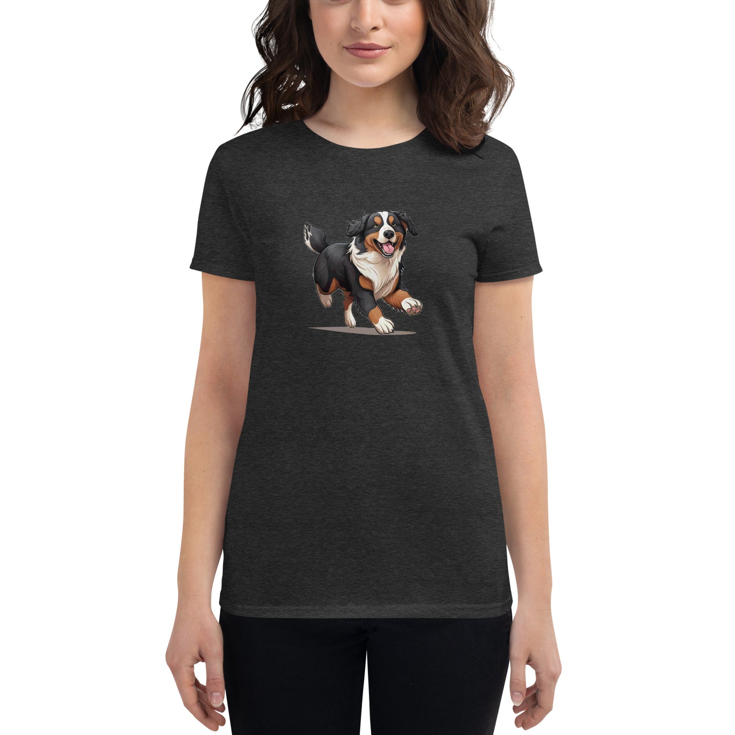 Playful Puppers Bernese Mountain Dog - Women's Tee