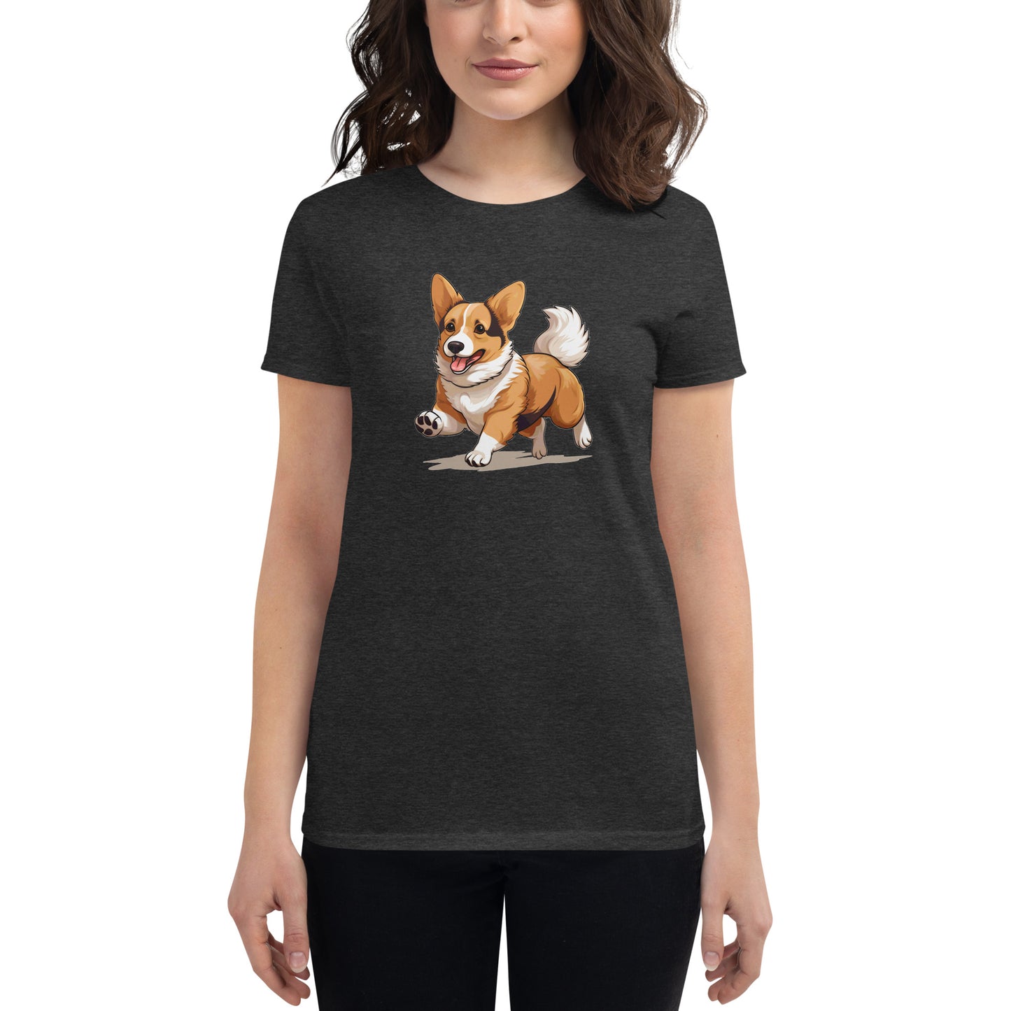 Playful Puppers Corgi - Women's Tee