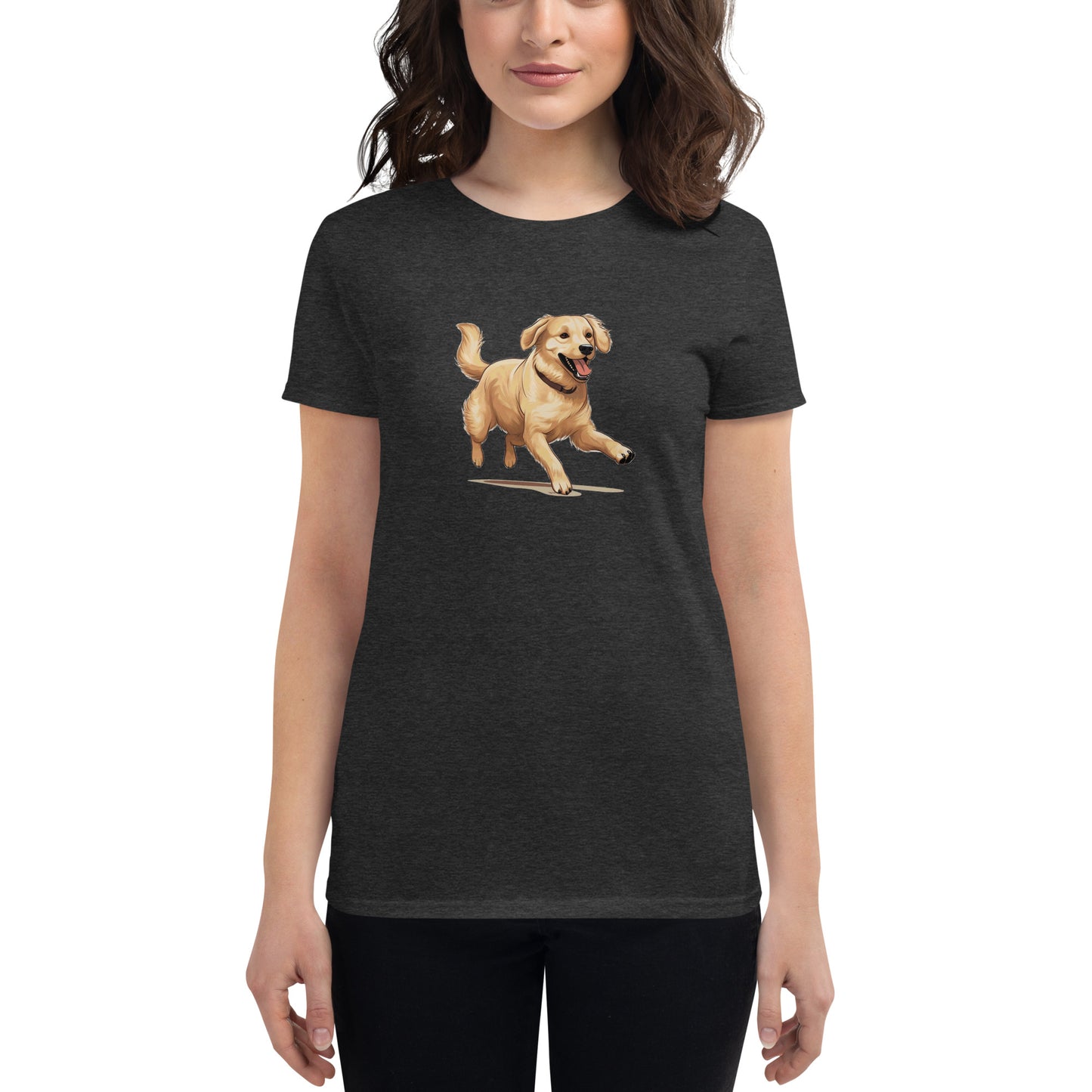 Playful Puppers Golden Retriever - Women's Tee