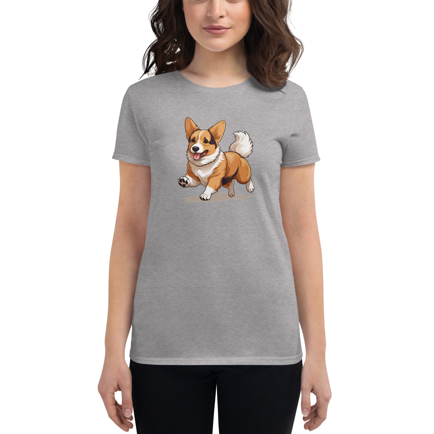 Playful Puppers Corgi - Women's Tee