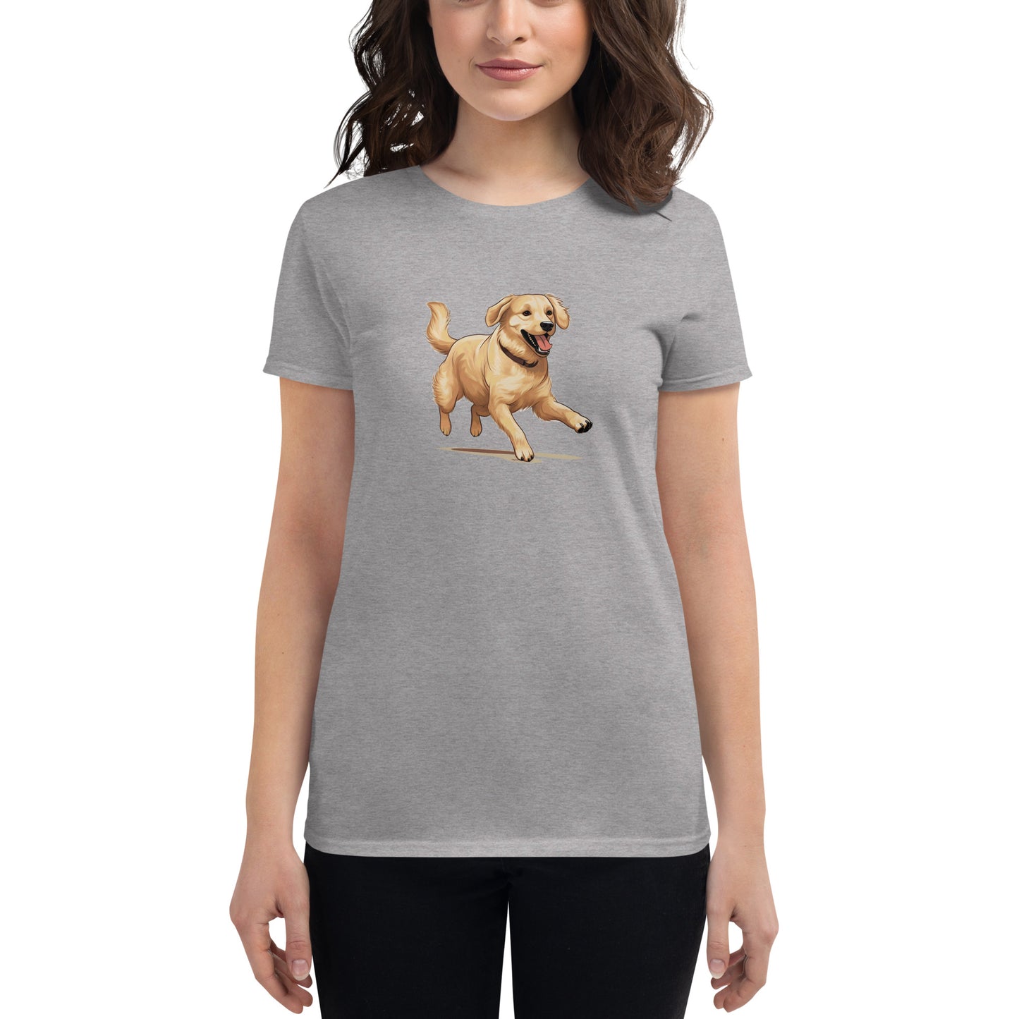 Playful Puppers Golden Retriever - Women's Tee