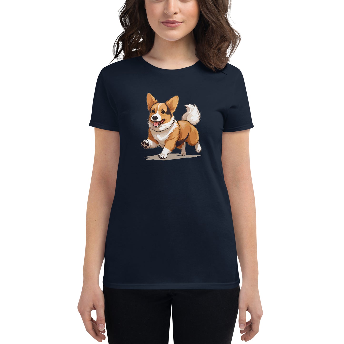 Playful Puppers Corgi - Women's Tee