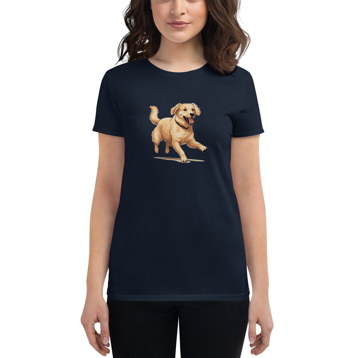 Playful Puppers Golden Retriever - Women's Tee