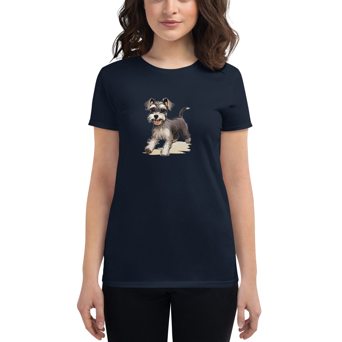 Playful Puppers Miniature Schnauzer - Women's Tee