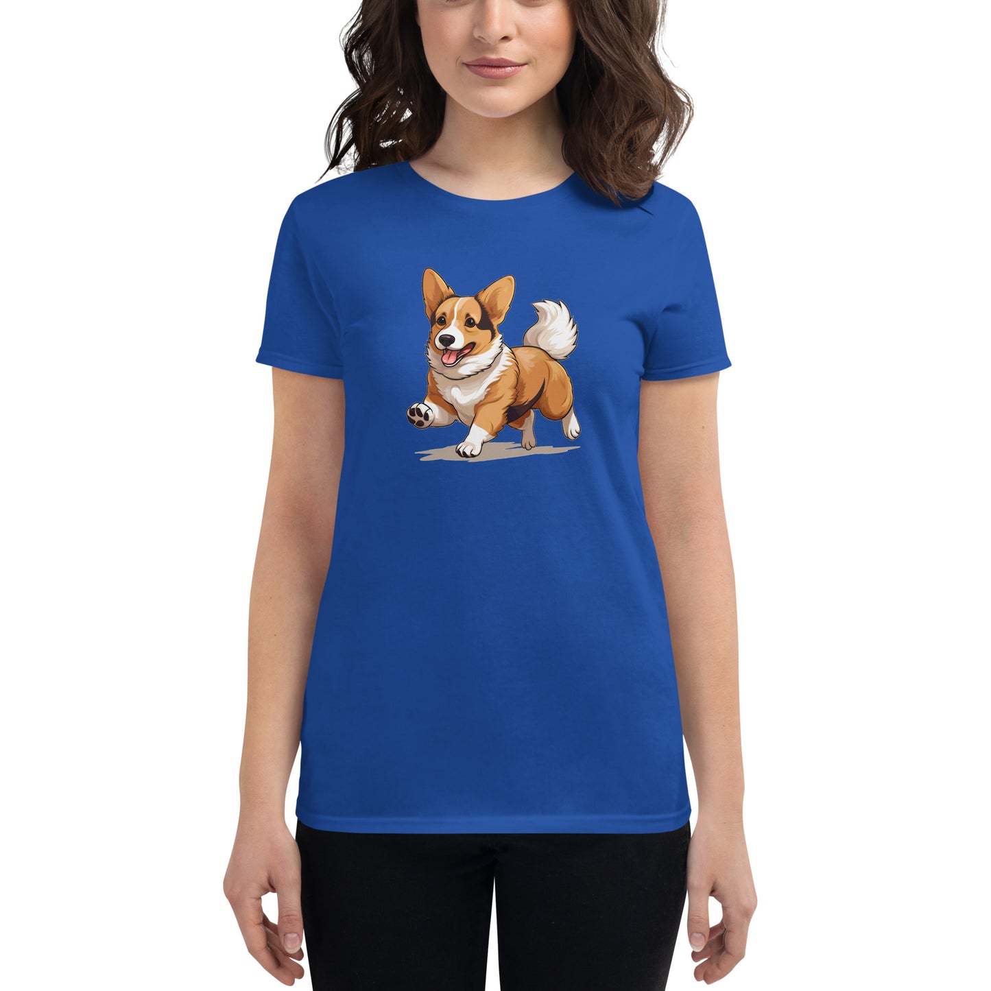 Playful Puppers Corgi - Women's Tee