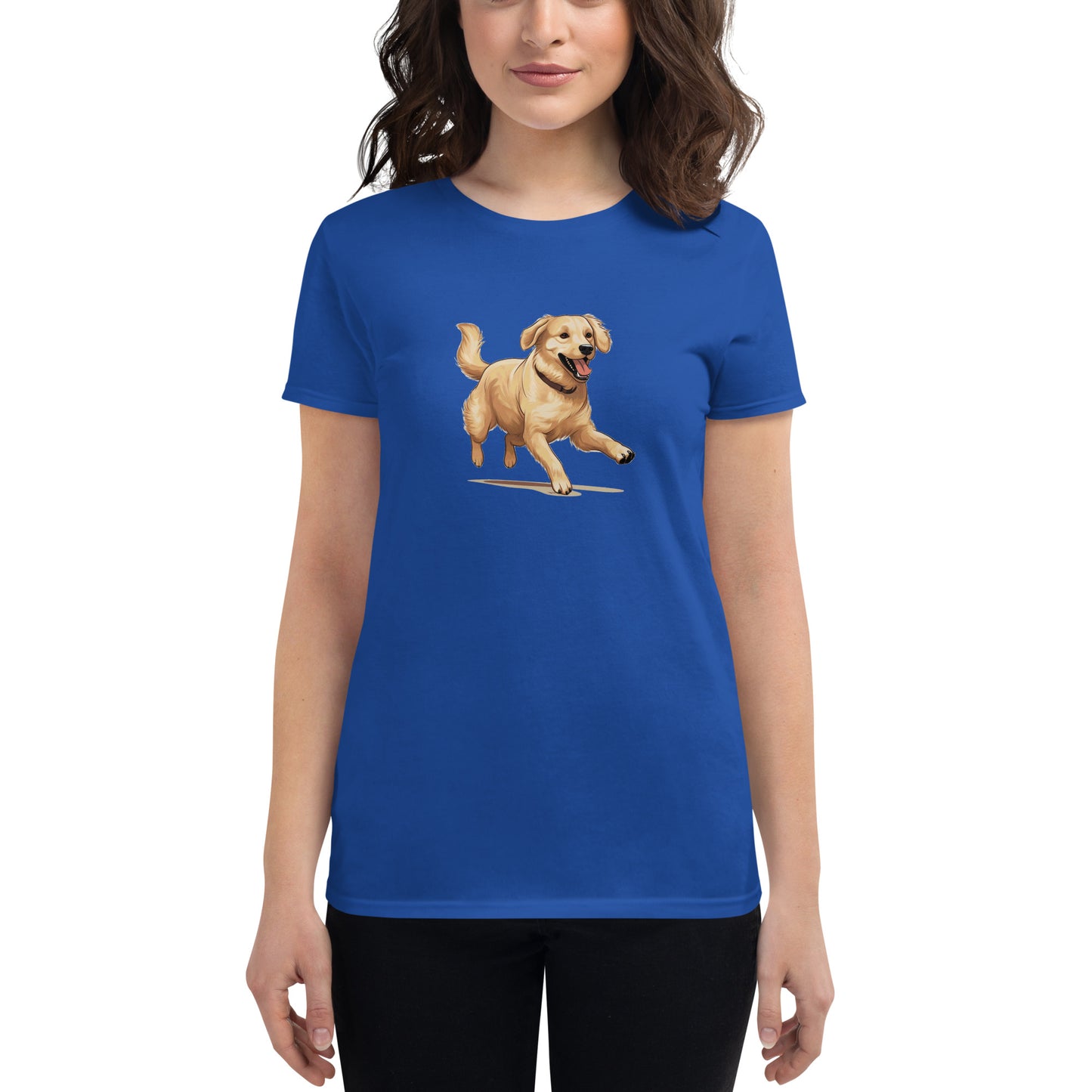Playful Puppers Golden Retriever - Women's Tee