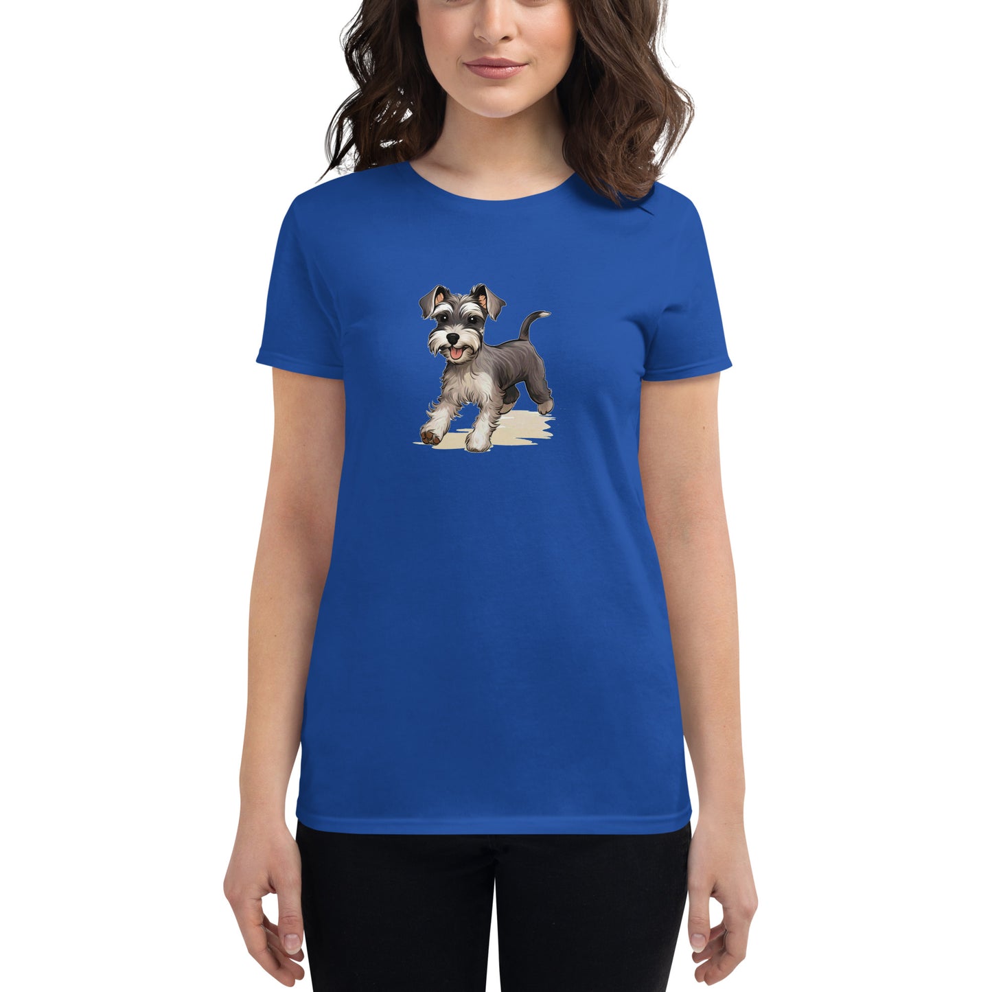 Playful Puppers Miniature Schnauzer - Women's Tee
