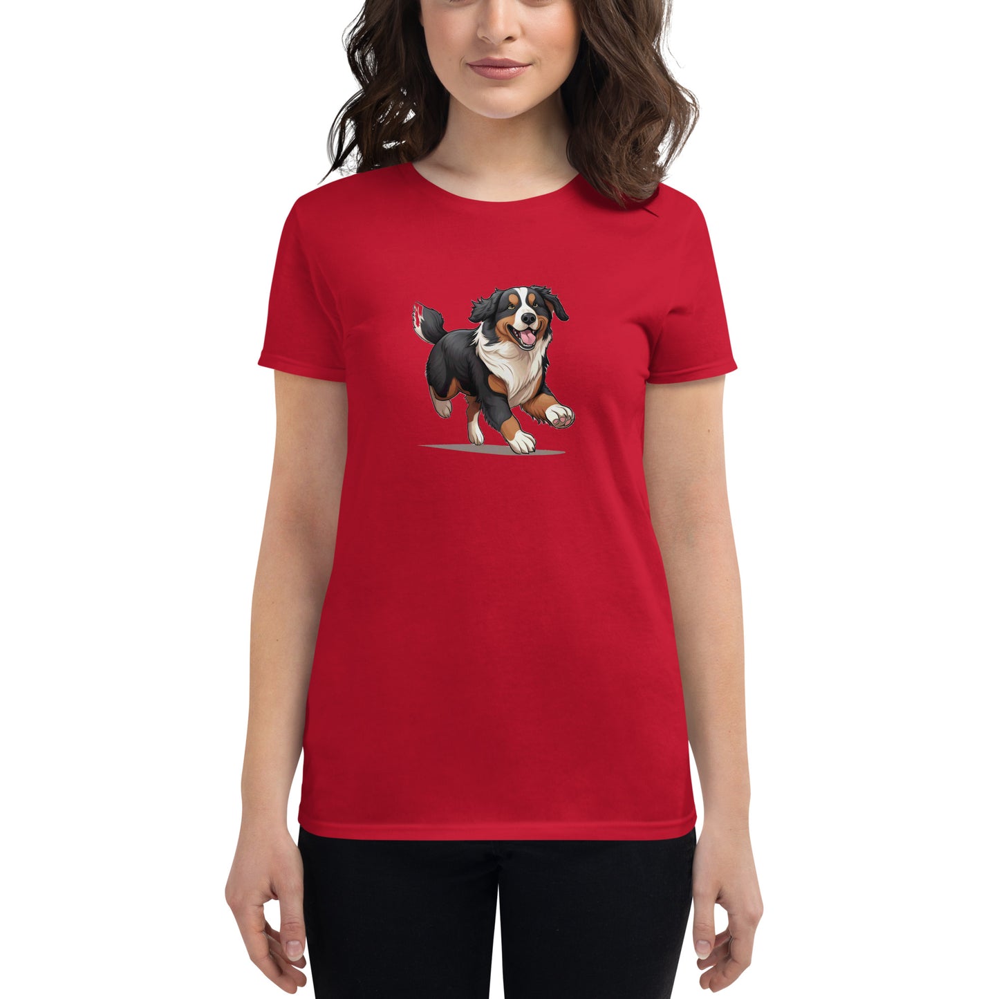 Playful Puppers Bernese Mountain Dog - Women's Tee