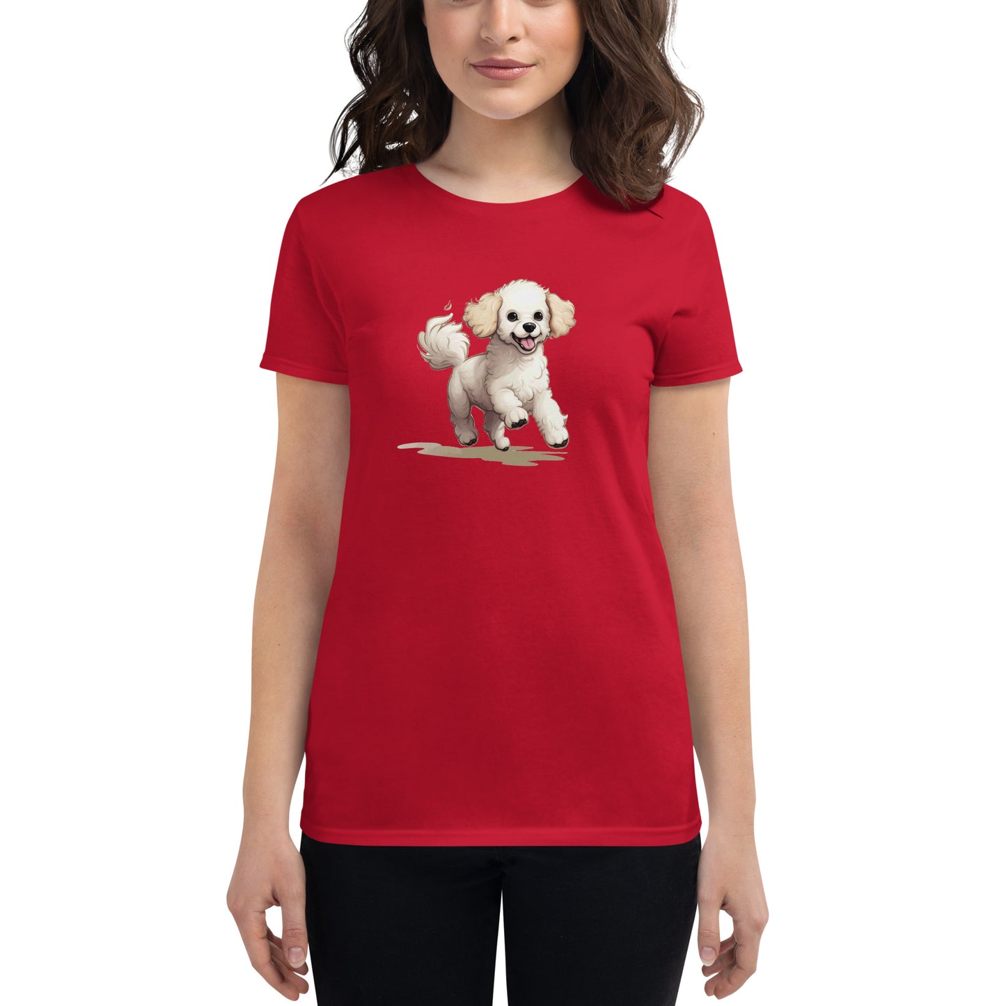 Playful Puppers Poodle - Women's Tee