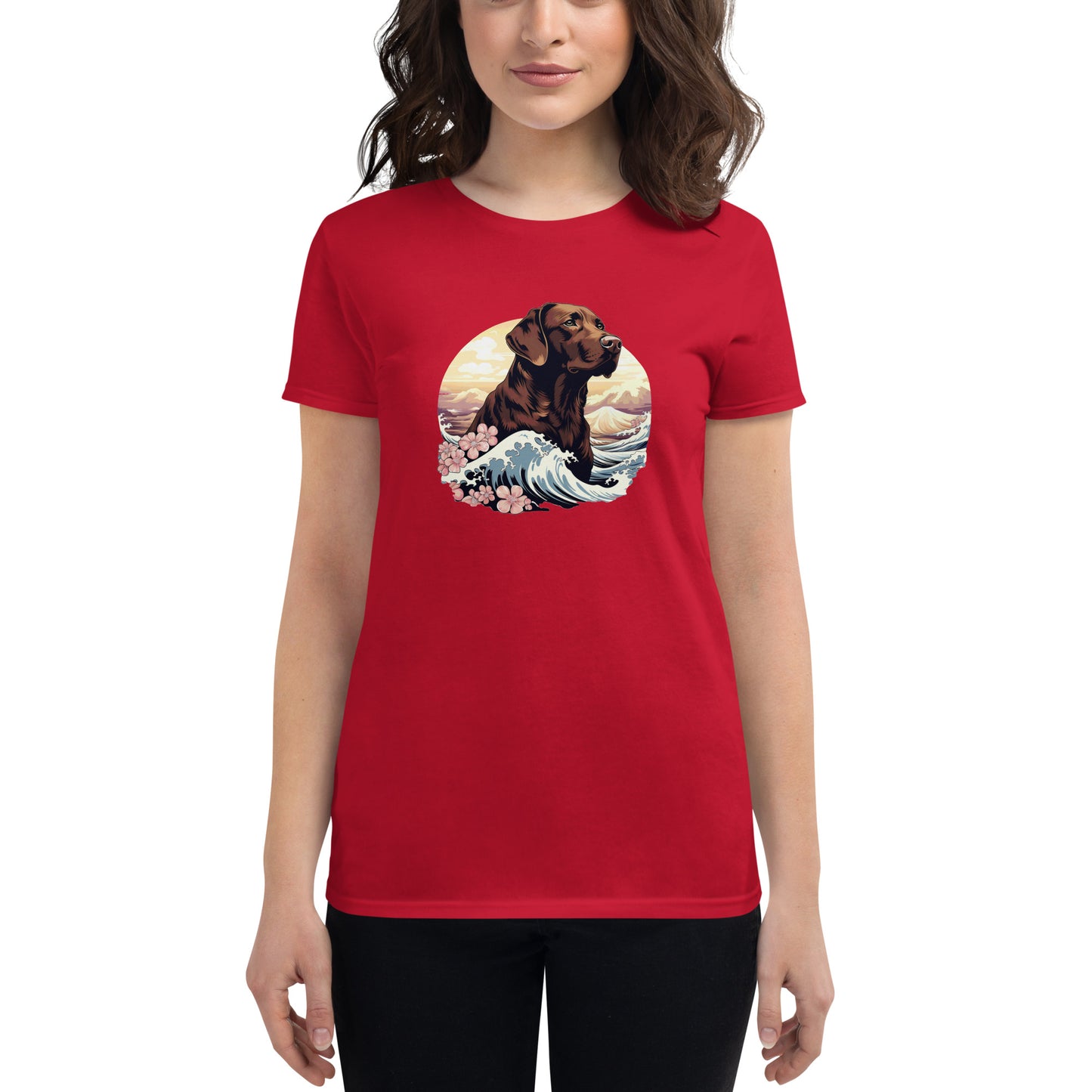 Aloha Chocolate Labrador Retriever - Women's Tee