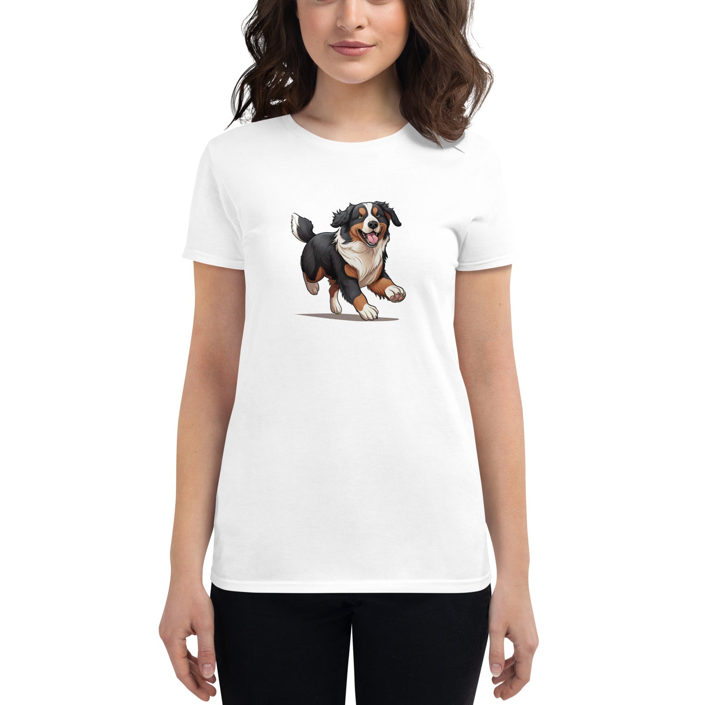 Playful Puppers Bernese Mountain Dog - Women's Tee