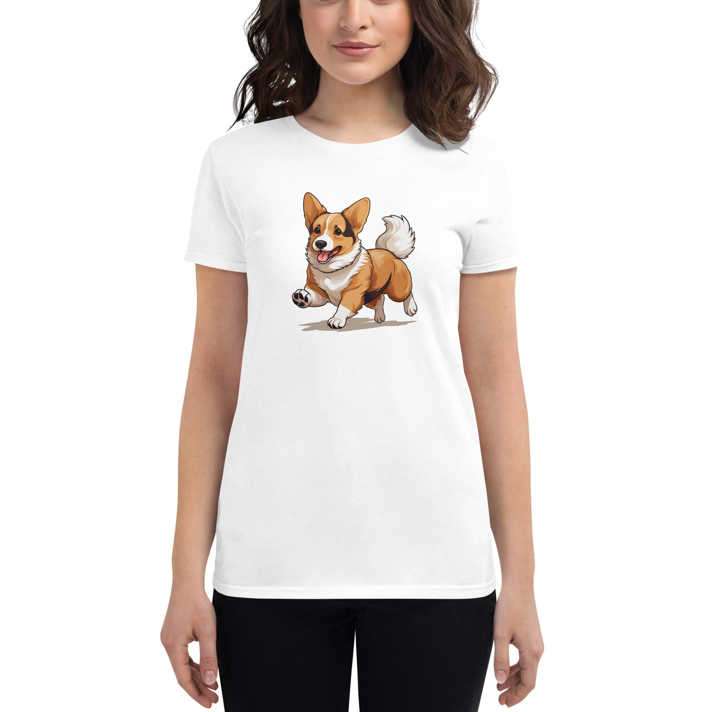 Playful Puppers Corgi - Women's Tee