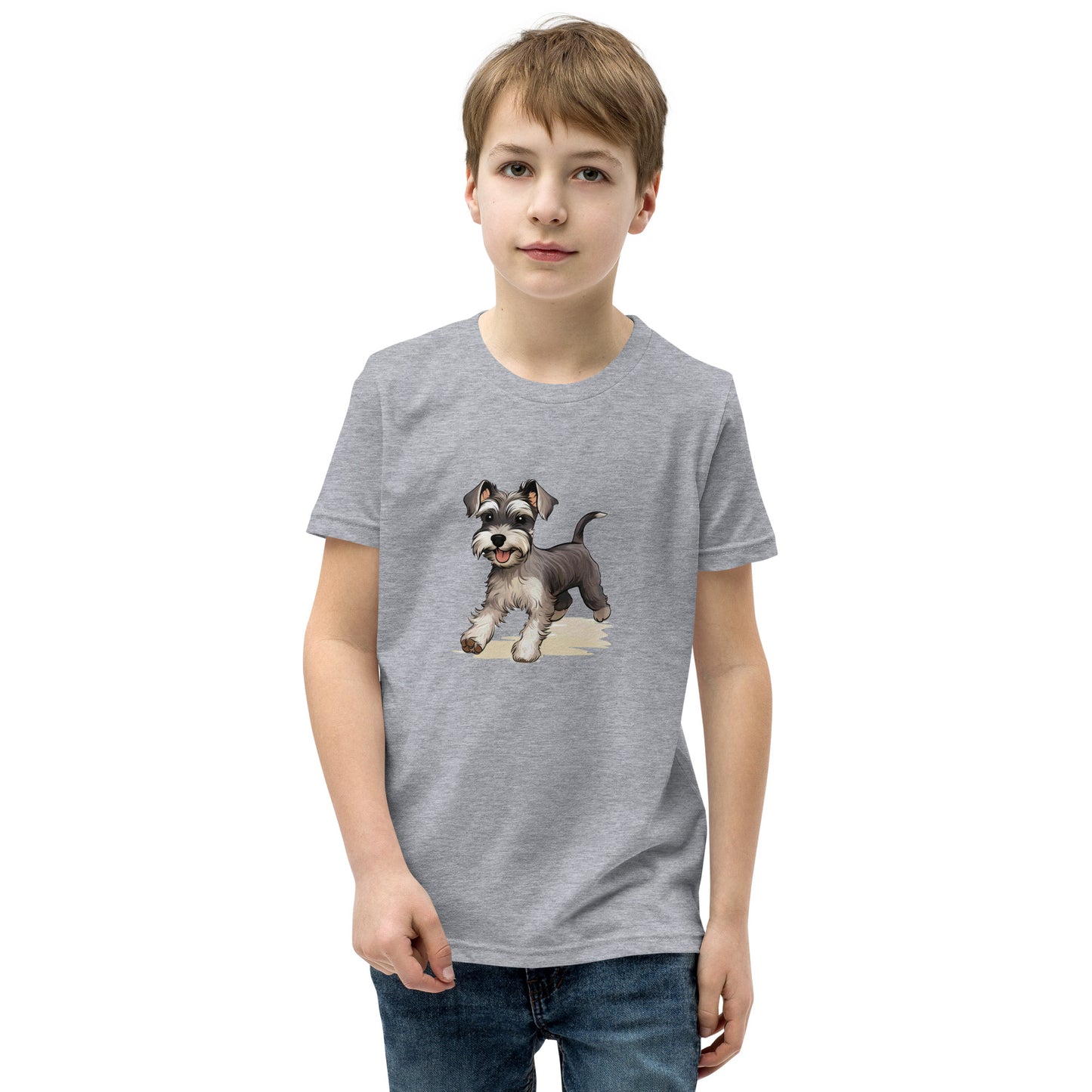 Playful Puppers Miniature Schnauzer - Youth Tee