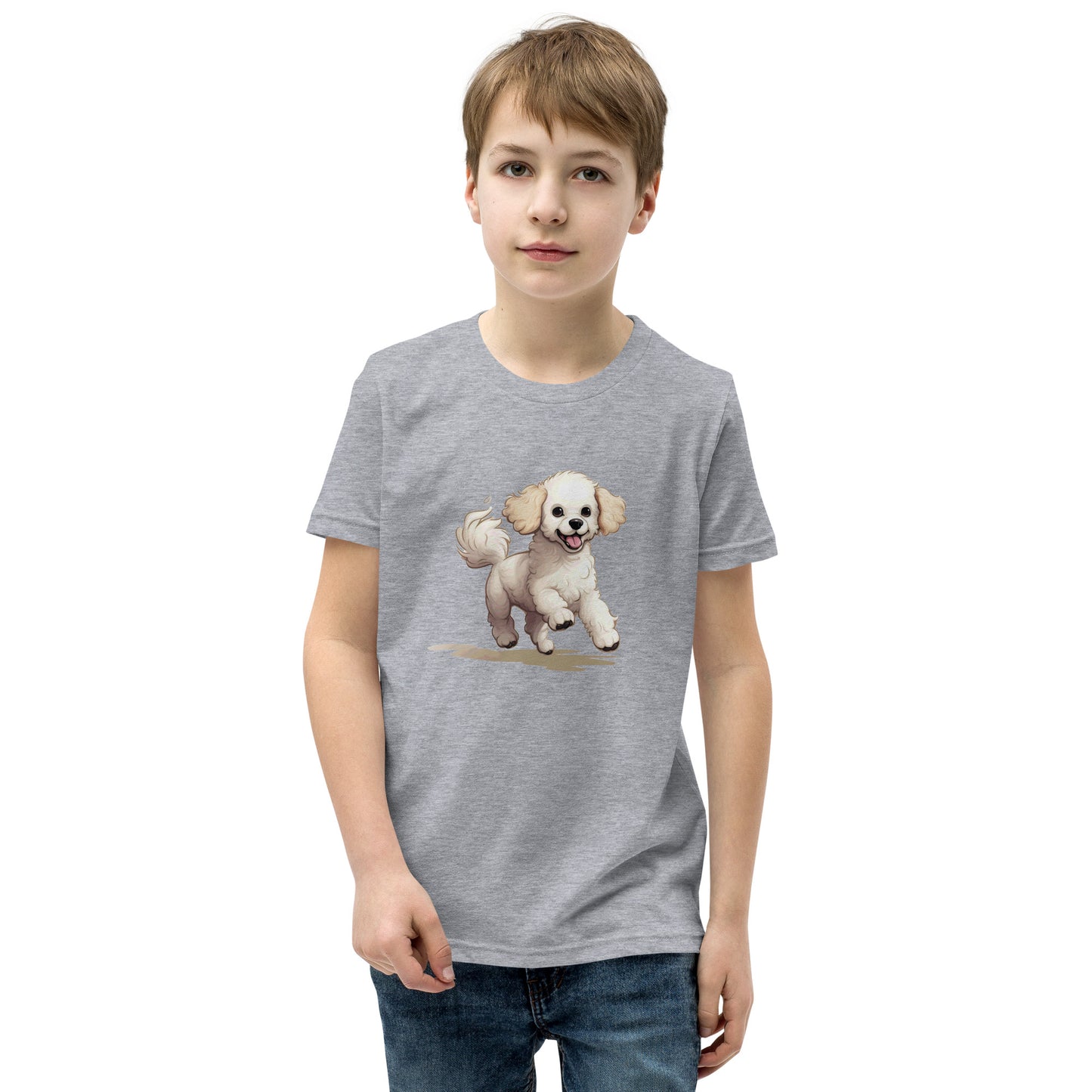 Playful Puppers Poodle - Youth Tee