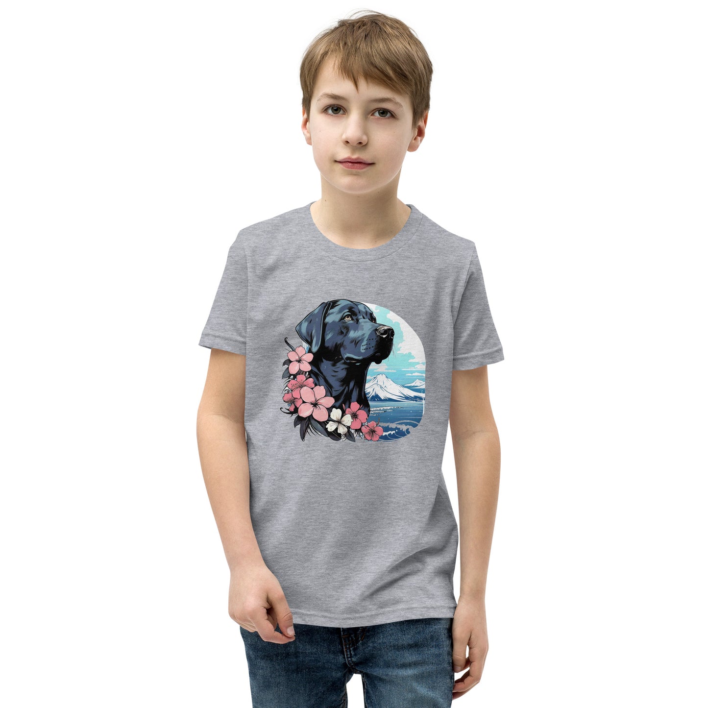 Aloha Black Labrador Retriever - Youth Tee