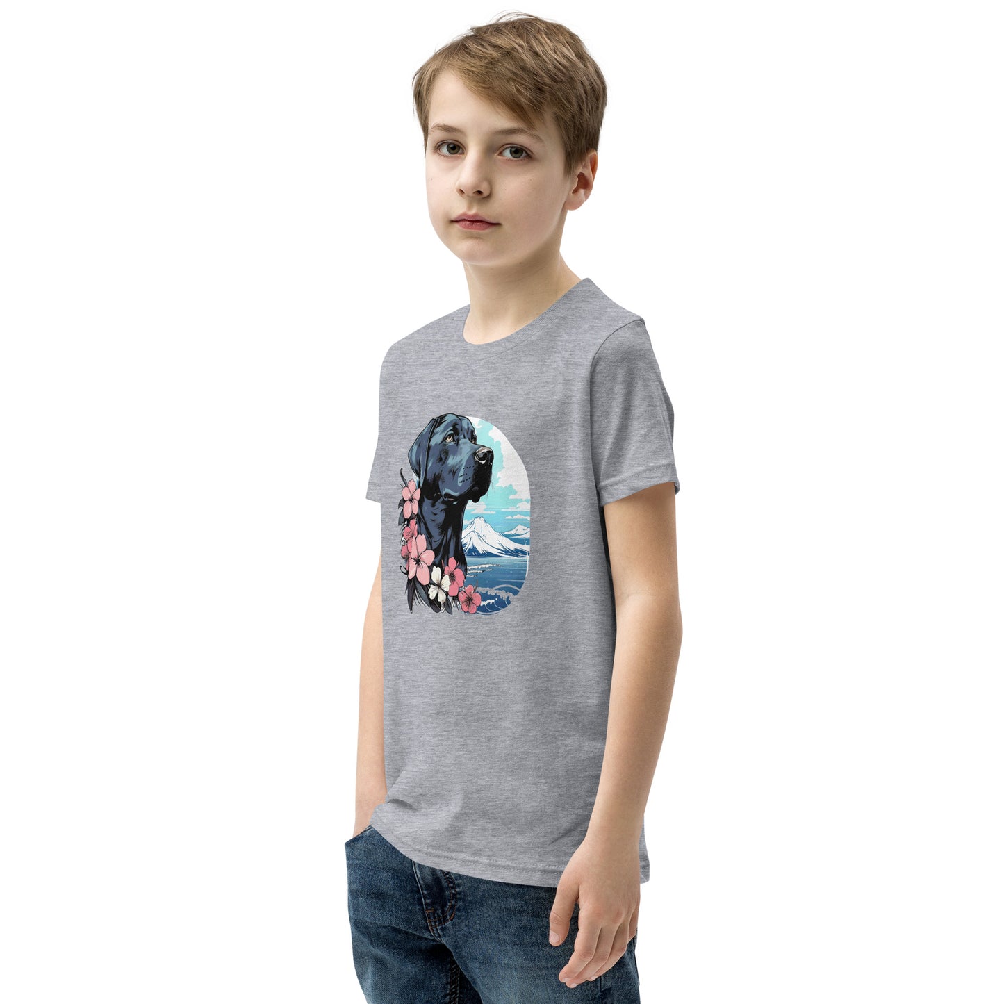 Aloha Black Labrador Retriever - Youth Tee