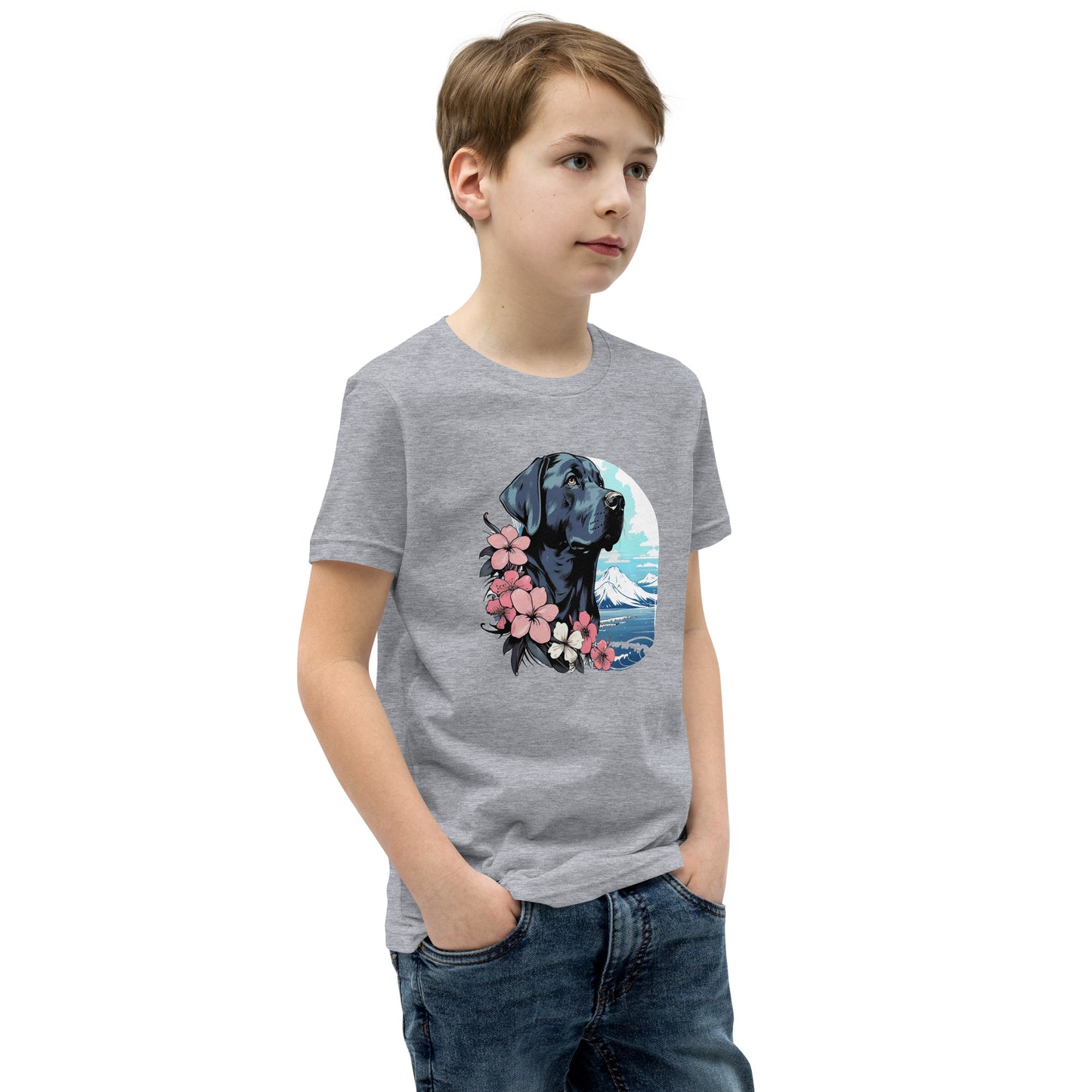 Aloha Black Labrador Retriever - Youth Tee