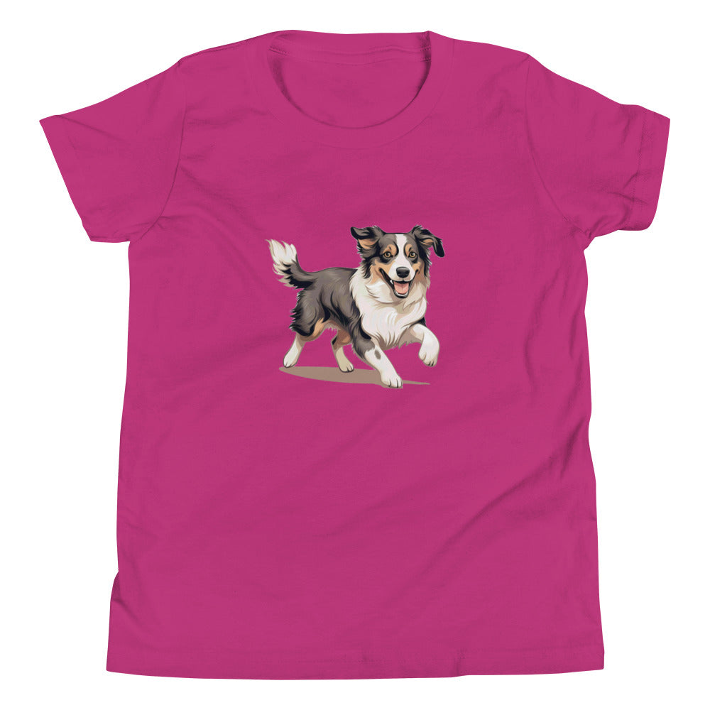 Playful Puppers Australian Shepherd - Youth Tee