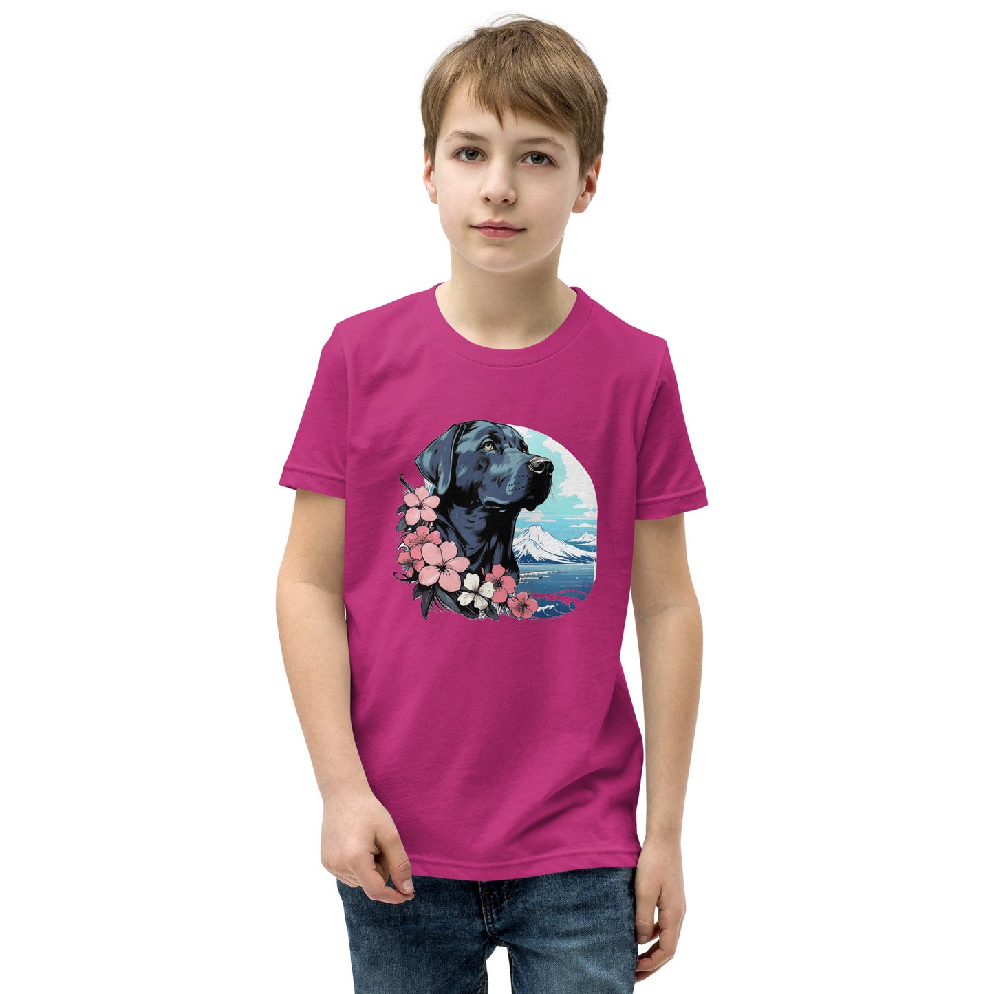 Aloha Black Labrador Retriever - Youth Tee