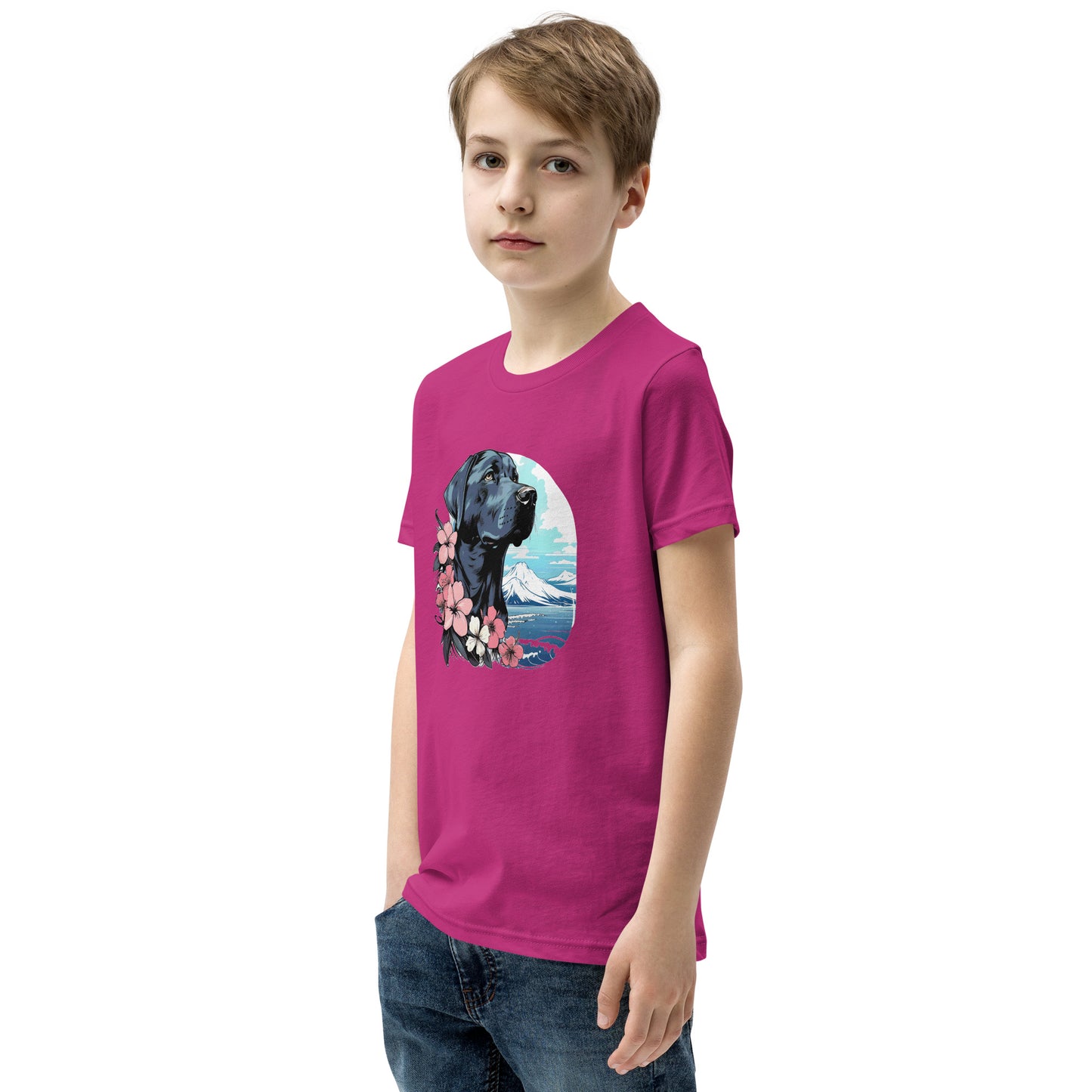 Aloha Black Labrador Retriever - Youth Tee