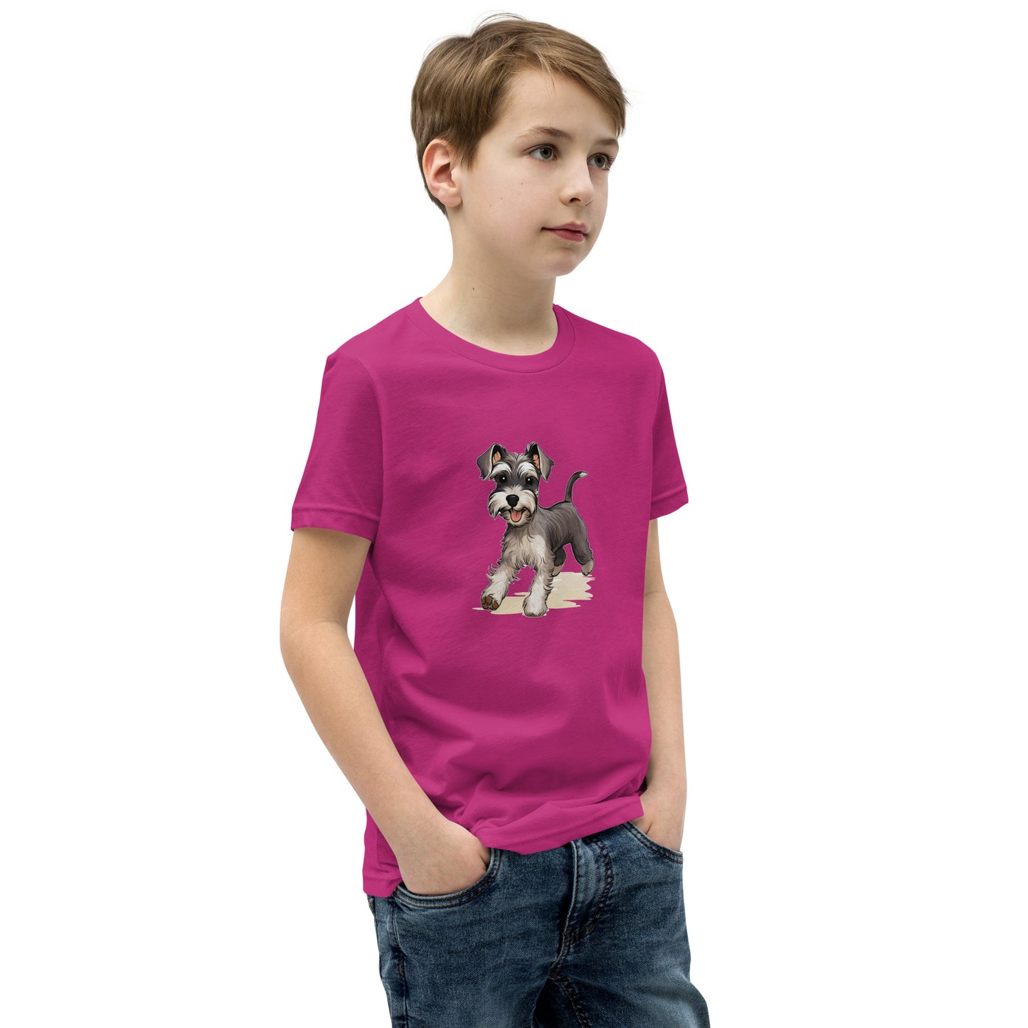 Playful Puppers Miniature Schnauzer - Youth Tee