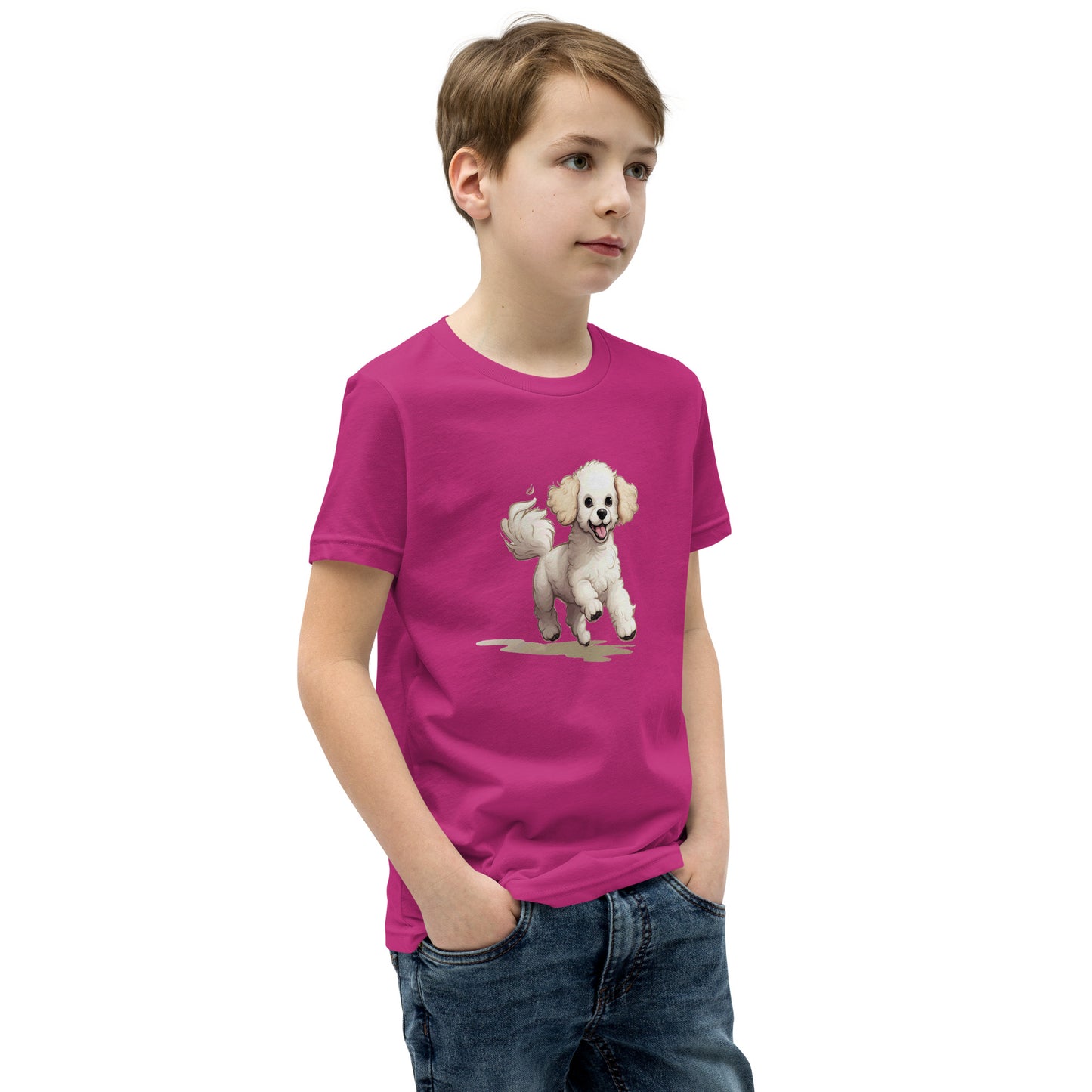 Playful Puppers Poodle - Youth Tee