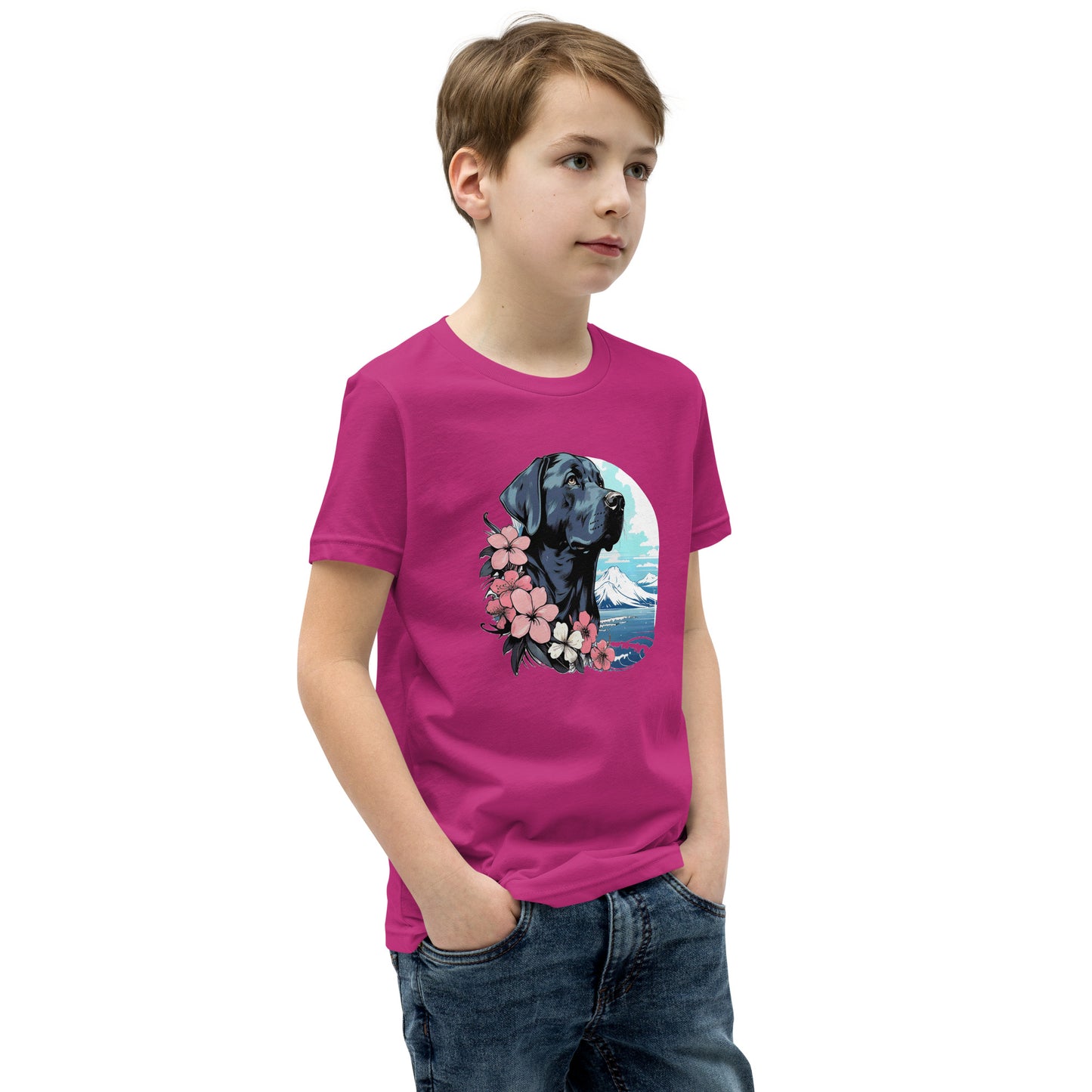 Aloha Black Labrador Retriever - Youth Tee