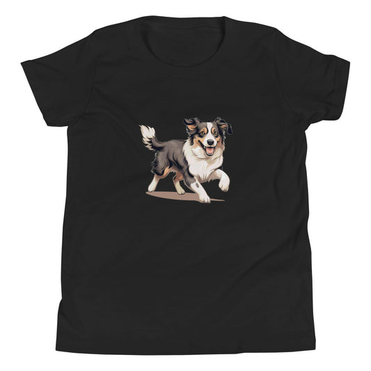 Playful Puppers Australian Shepherd - Youth Tee