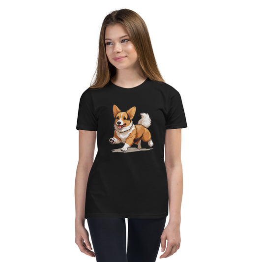 Playful Puppers Corgi - Youth Tee