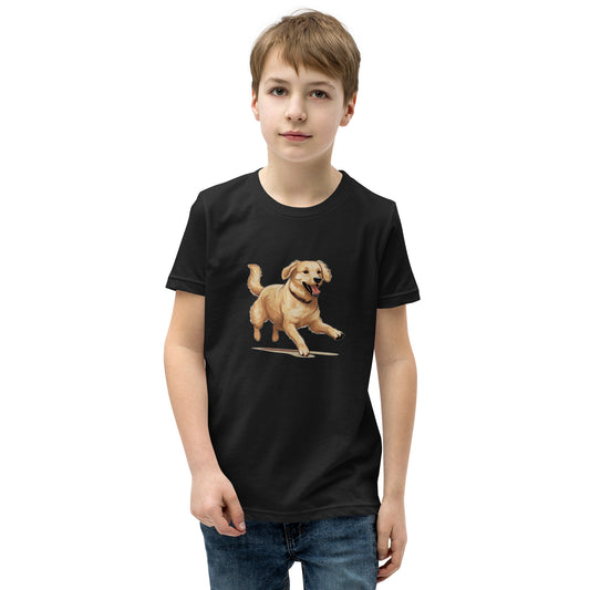 Playful Puppers Golden Retriever - Youth Tee