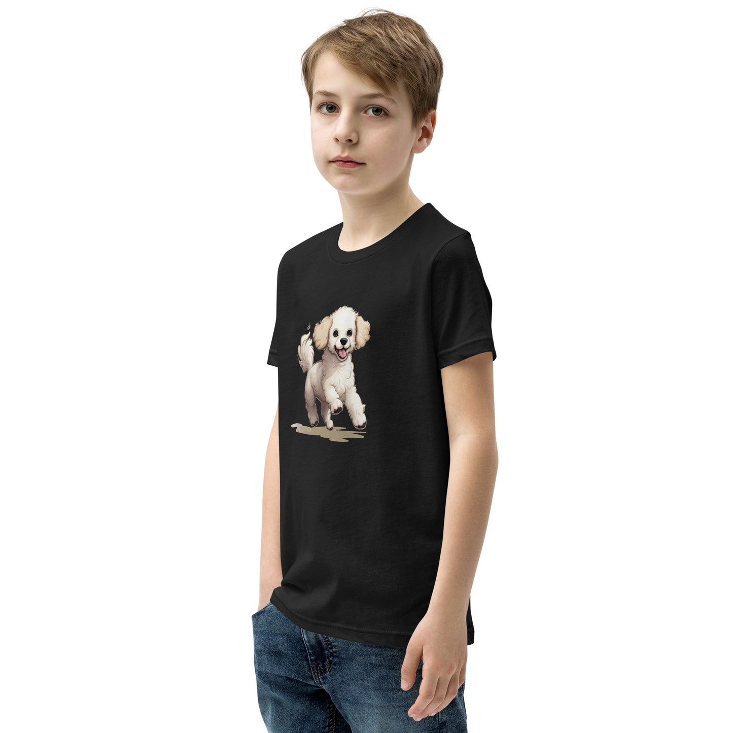 Playful Puppers Poodle - Youth Tee