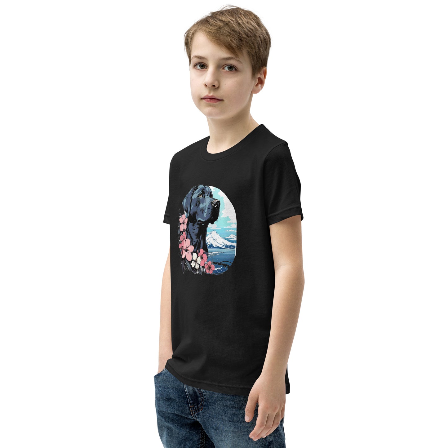 Aloha Black Labrador Retriever - Youth Tee