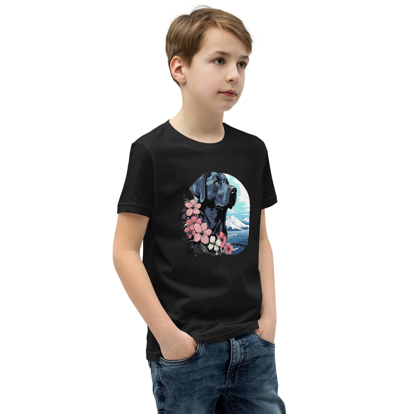 Aloha Black Labrador Retriever - Youth Tee