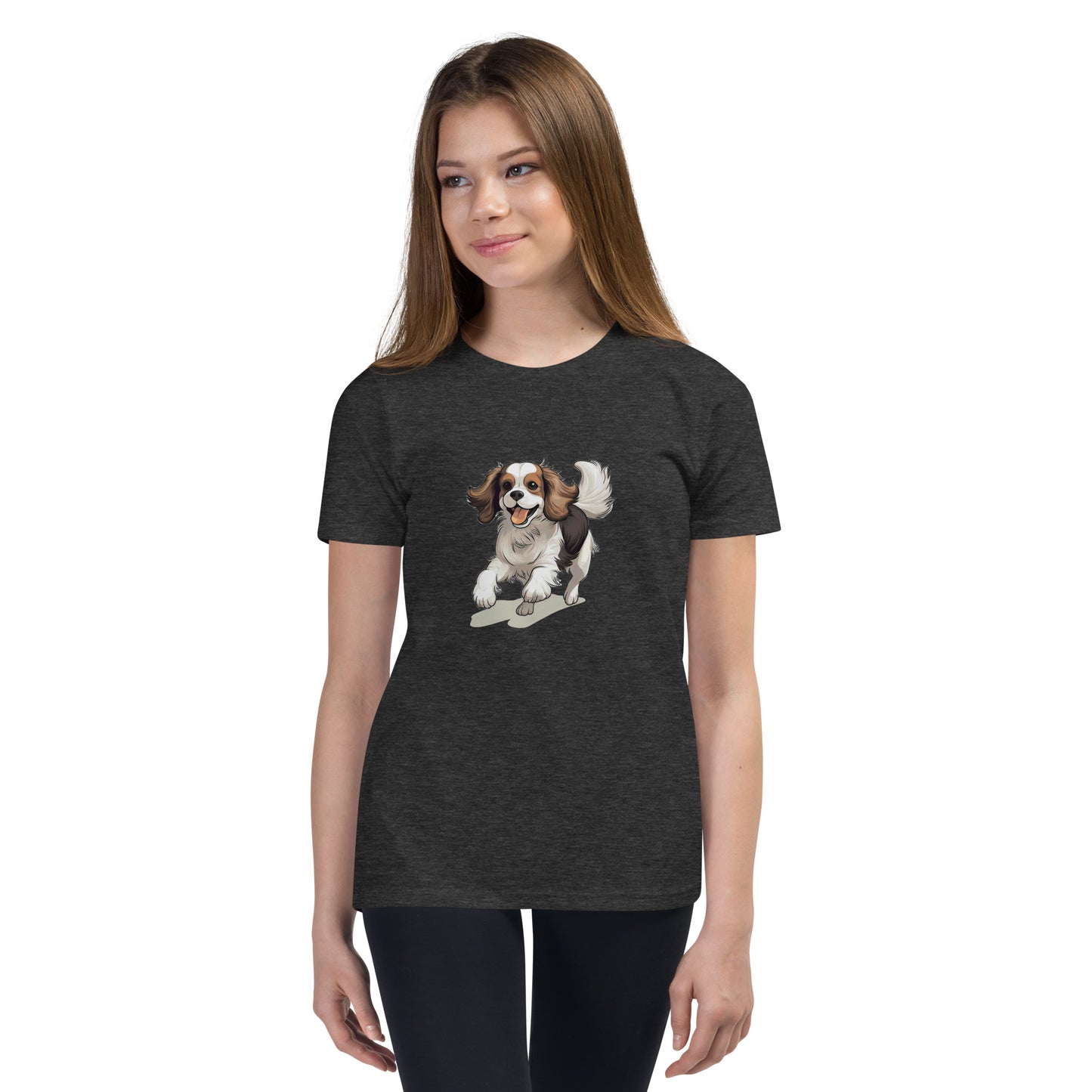 Playful Puppers Cavalier King Charles - Youth Tee