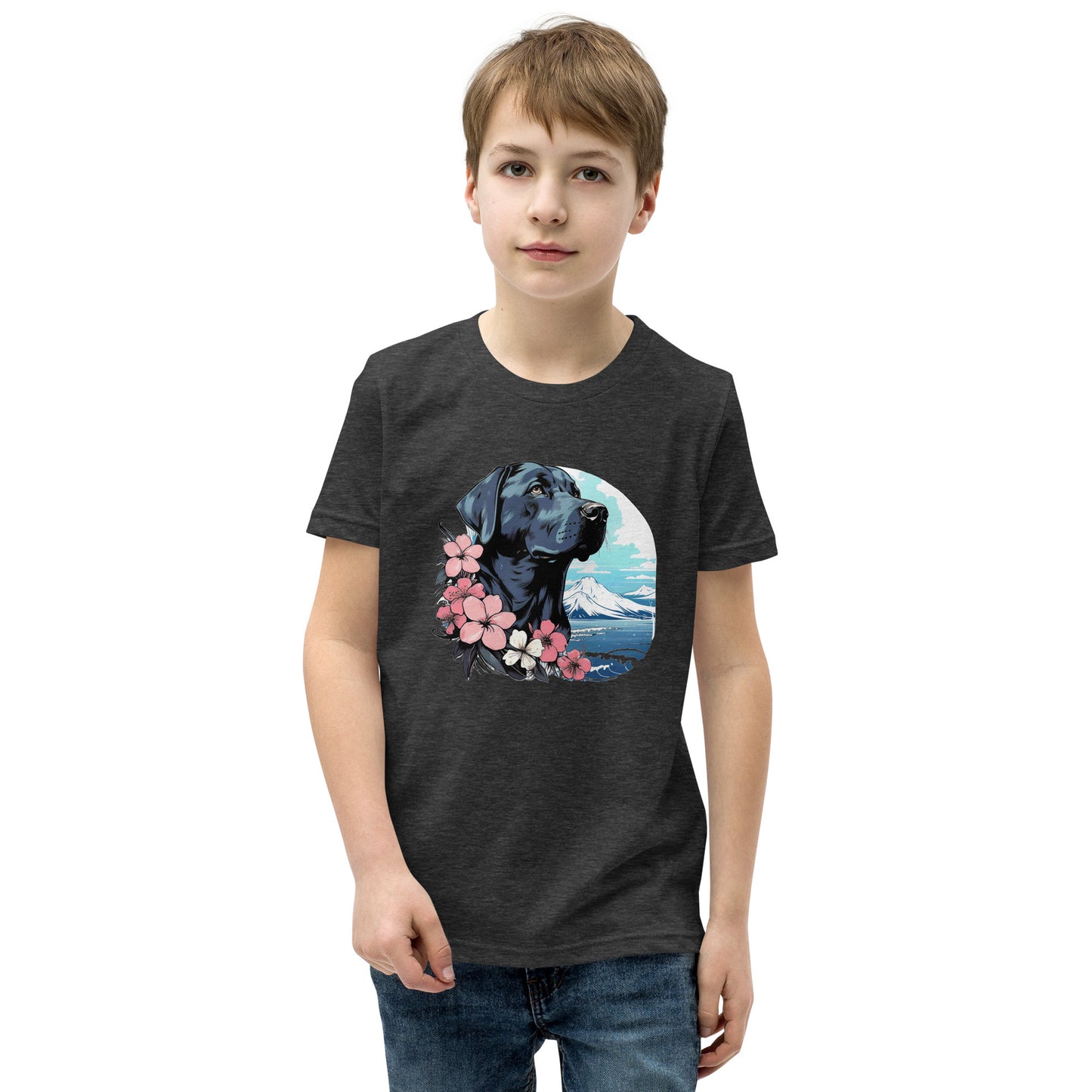 Aloha Black Labrador Retriever - Youth Tee