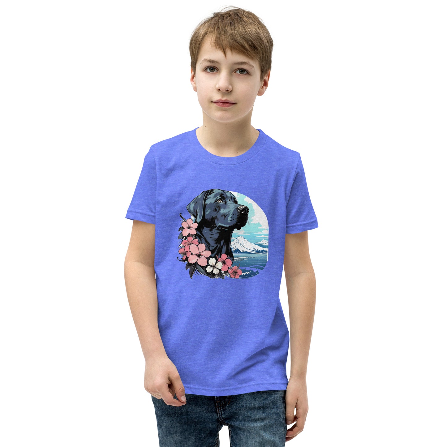 Aloha Black Labrador Retriever - Youth Tee