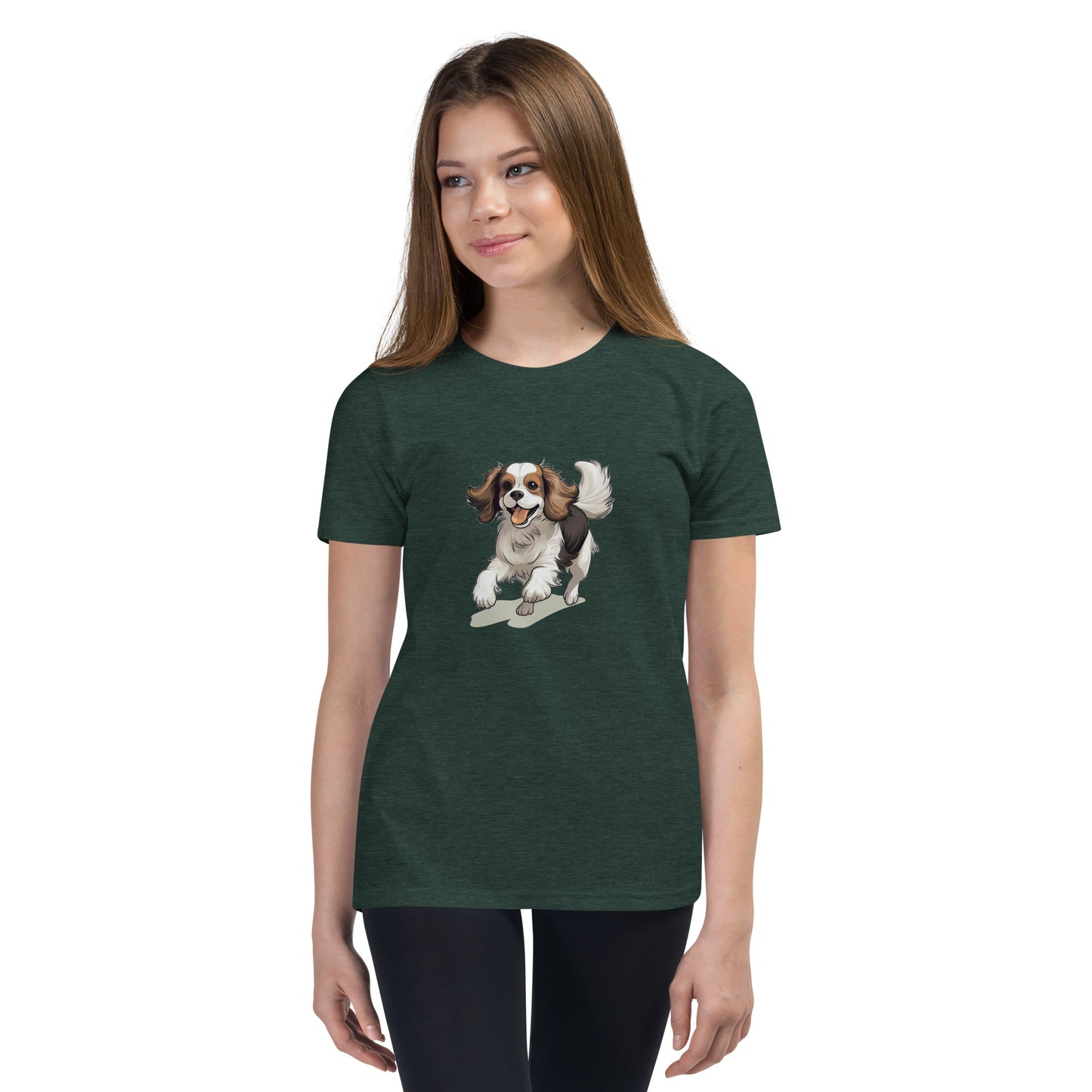 Playful Puppers Cavalier King Charles - Youth Tee