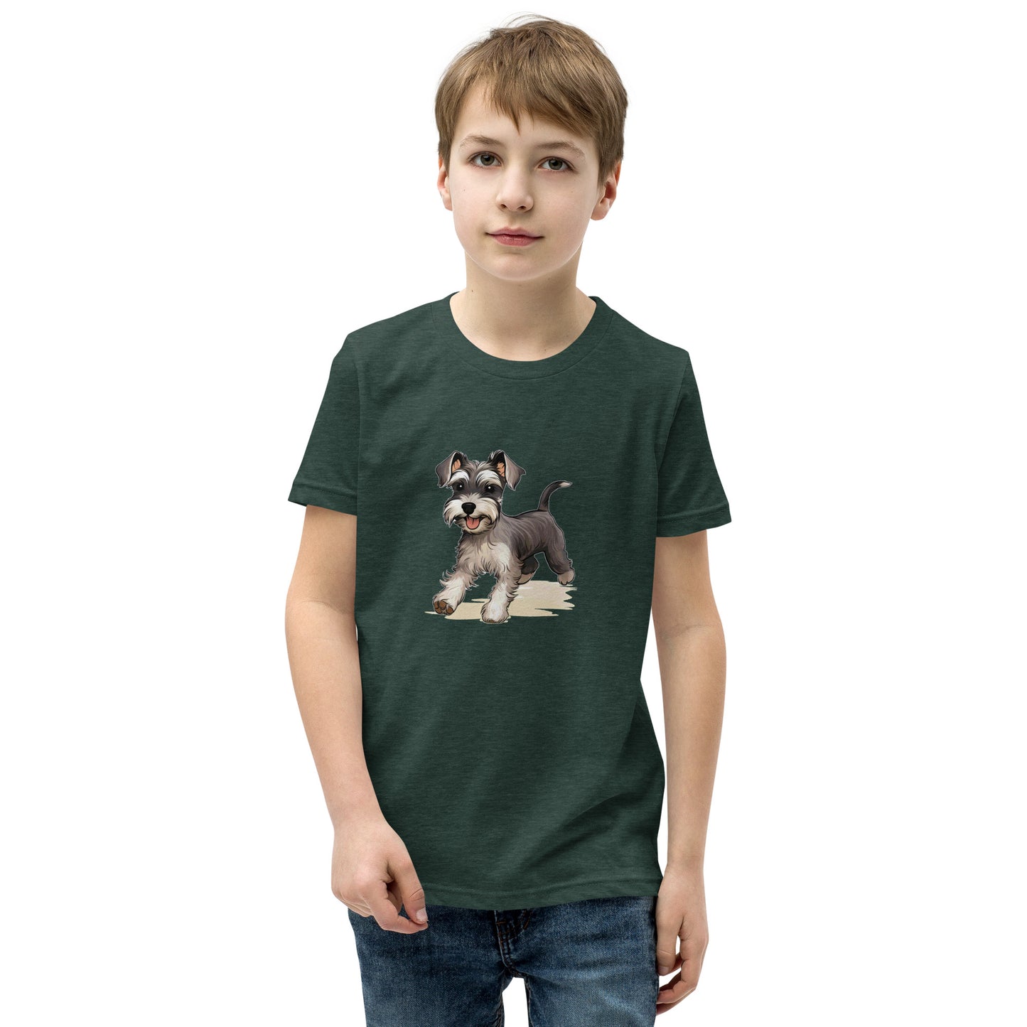 Playful Puppers Miniature Schnauzer - Youth Tee