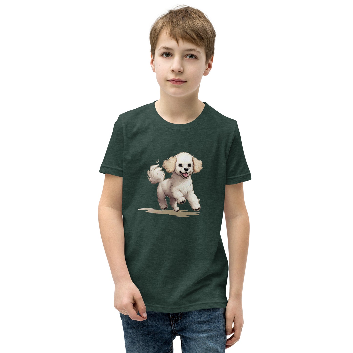 Playful Puppers Poodle - Youth Tee