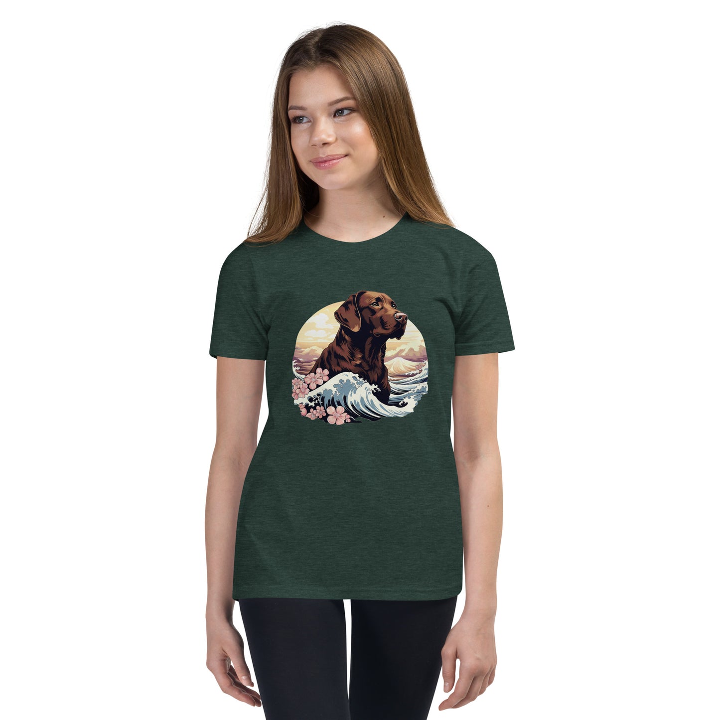 Aloha Chocolate Labrador Retriever - Youth Tee