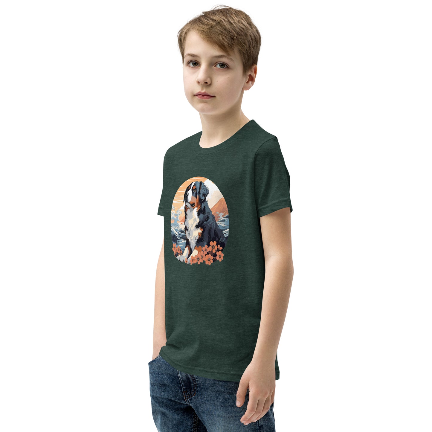 Aloha Bernese Mountain Dog - Youth Tee
