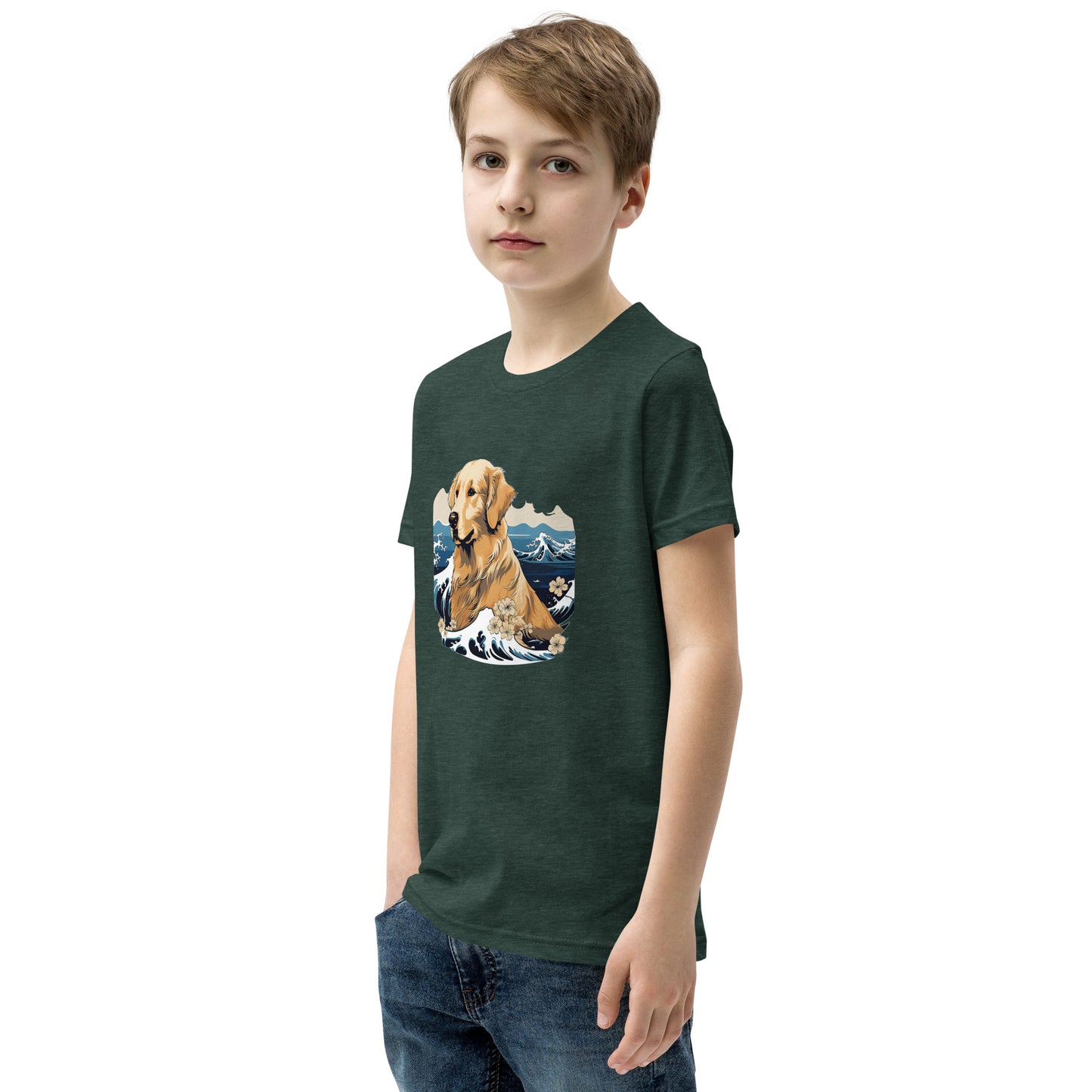 Aloha Golden Retriever - Youth Tee