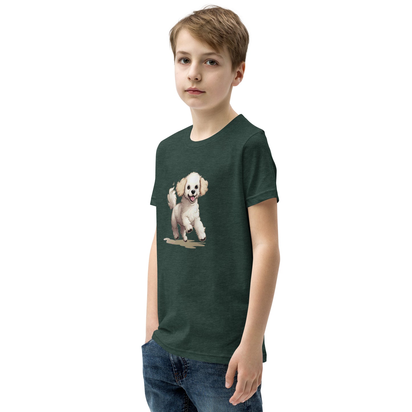 Playful Puppers Poodle - Youth Tee