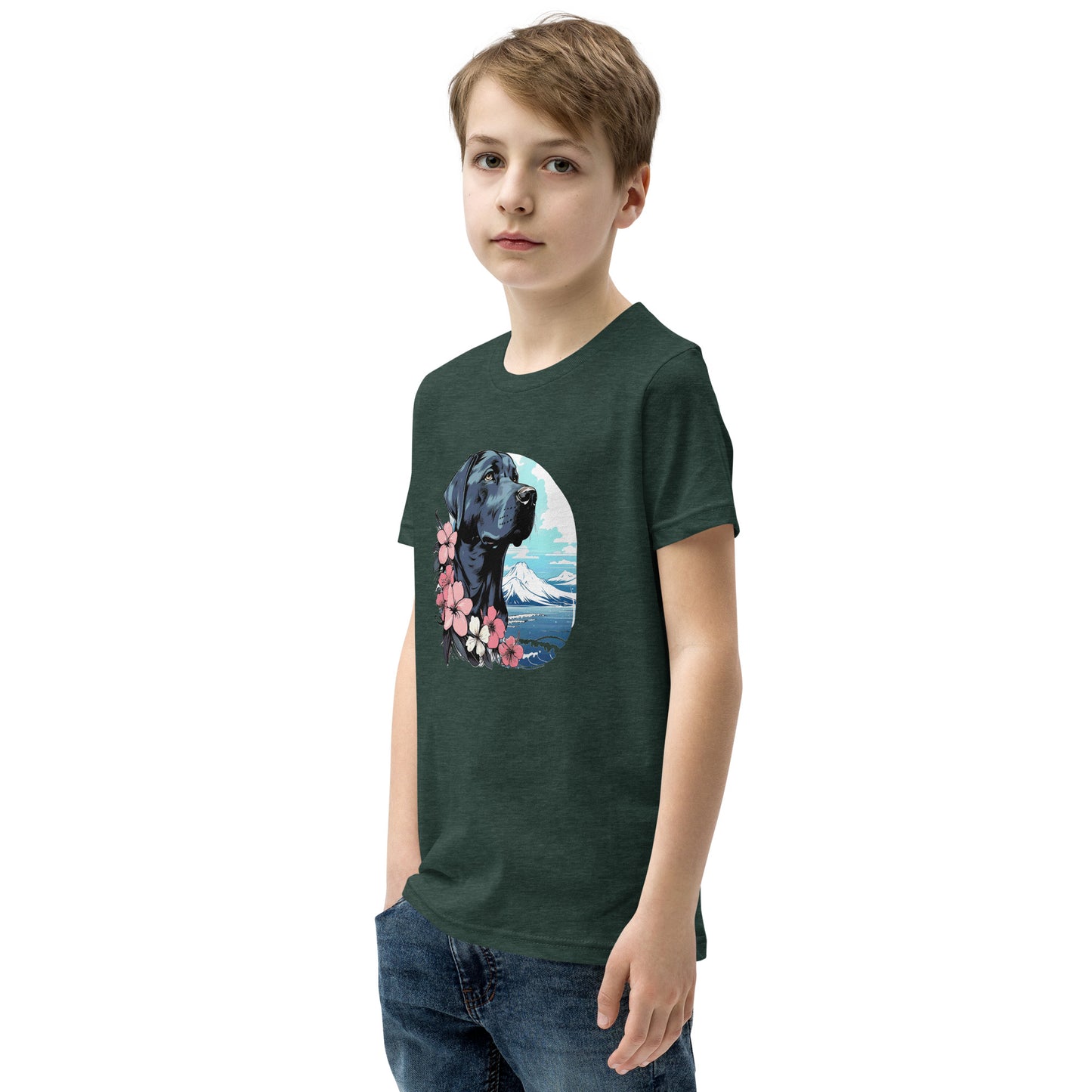 Aloha Black Labrador Retriever - Youth Tee