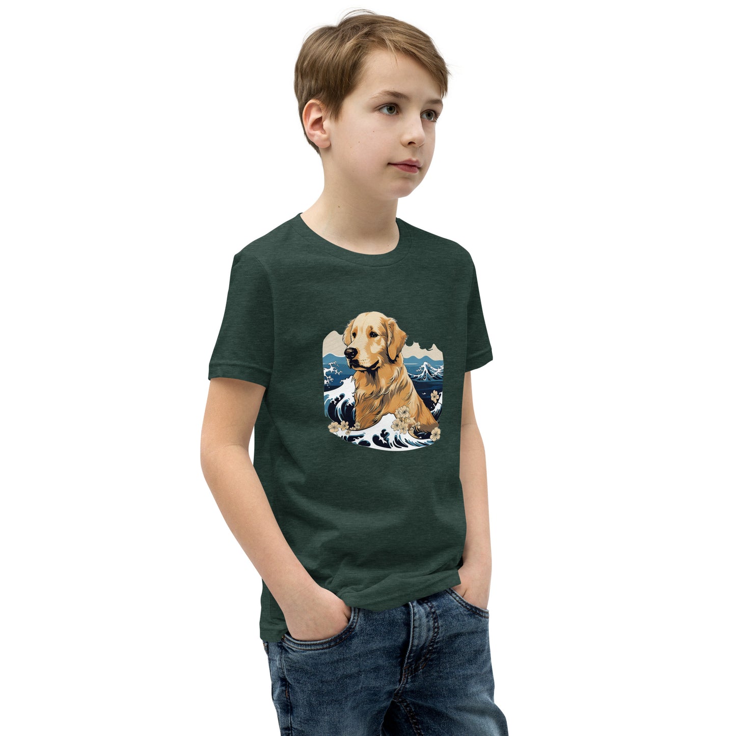Aloha Golden Retriever - Youth Tee