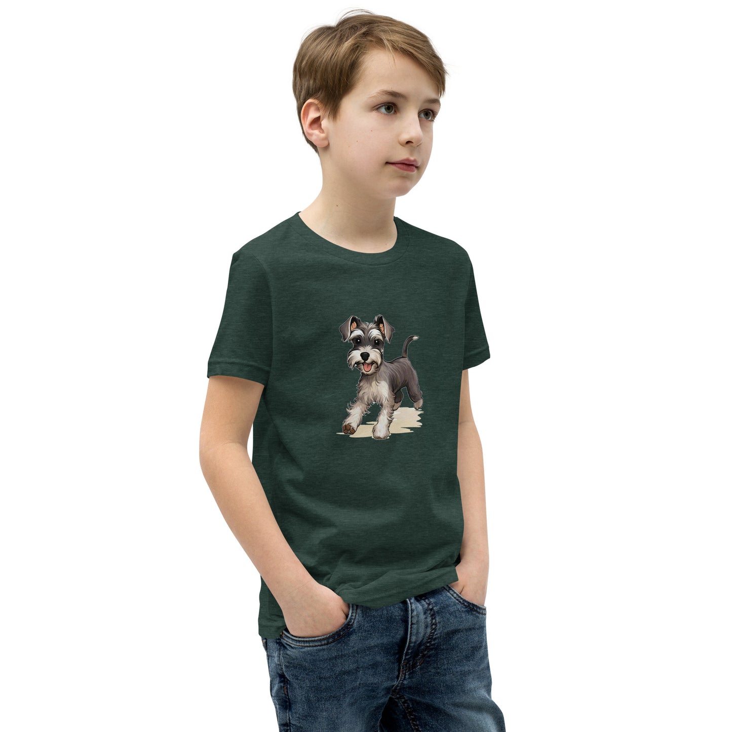 Playful Puppers Miniature Schnauzer - Youth Tee